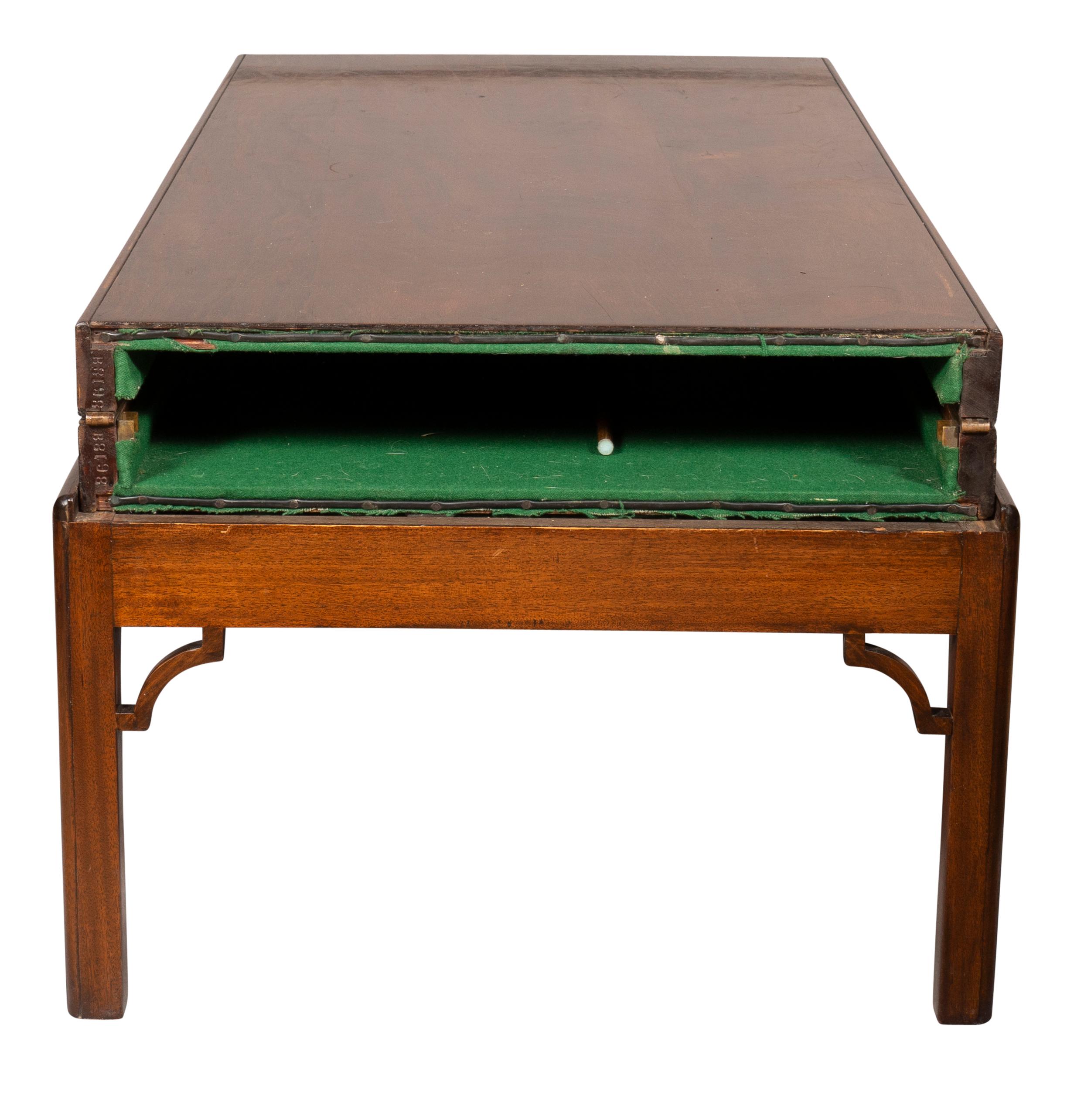 Victorian Mahogany Bagatelle Table For Sale 1