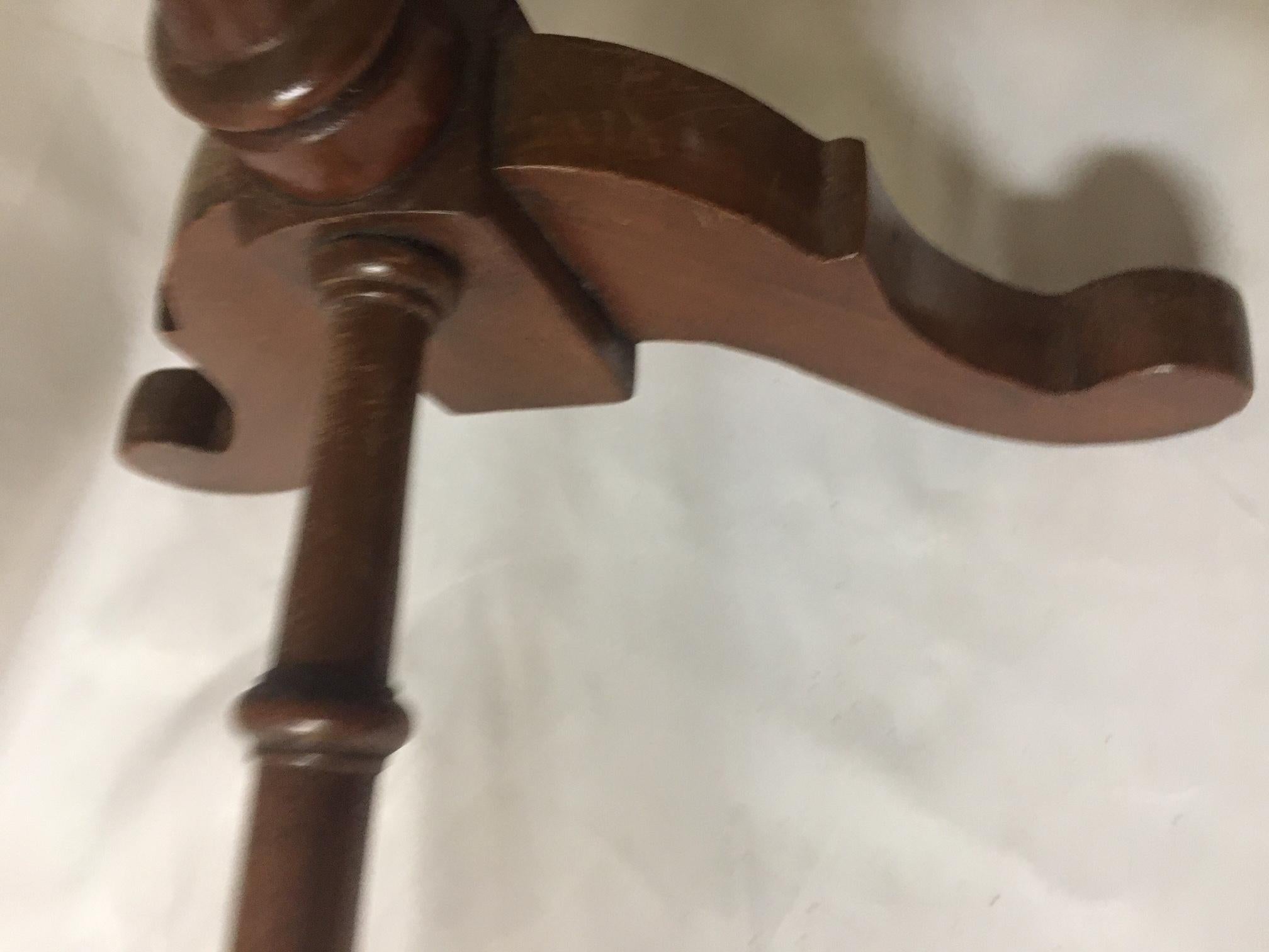 Victorian Mahogany Blanket or Towel Stand with Barley Twist Spindels For Sale 3