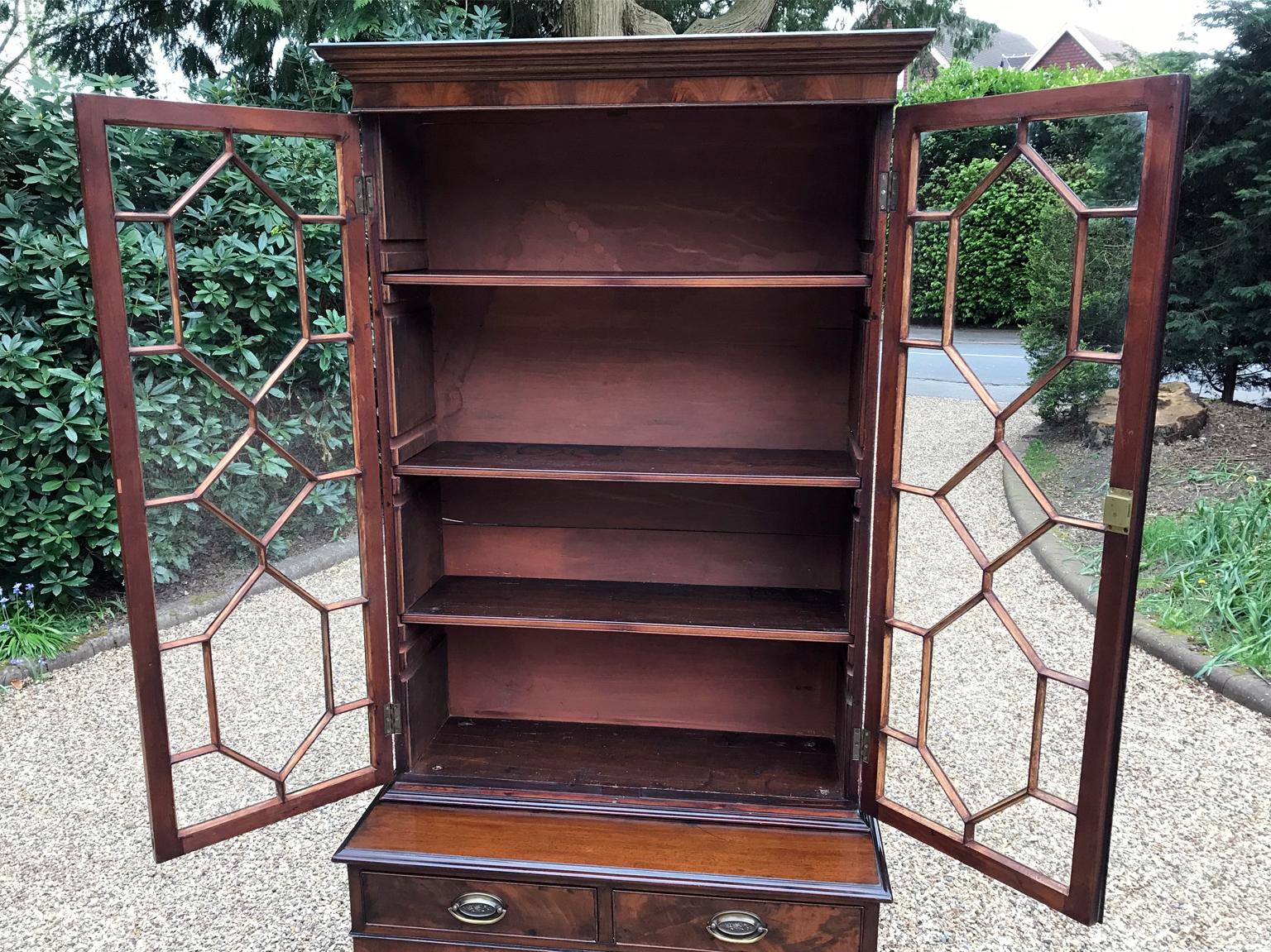 Victorian Mahogany Bookcase / Cupboard In Good Condition In Richmond, London, Surrey