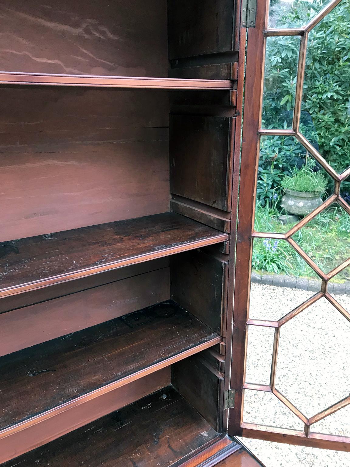 19th Century Victorian Mahogany Bookcase / Cupboard