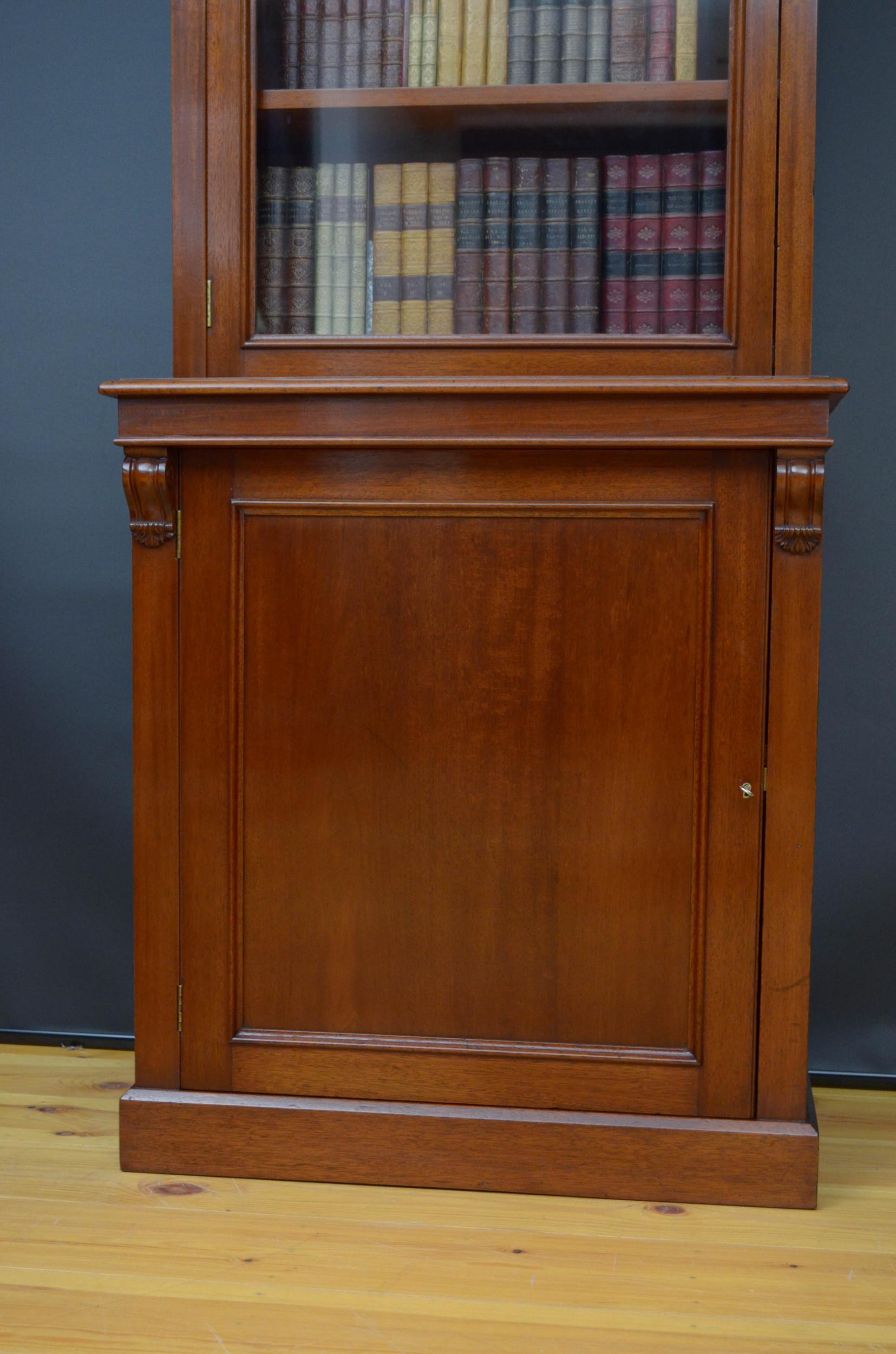 Victorian Mahogany Bookcase 5