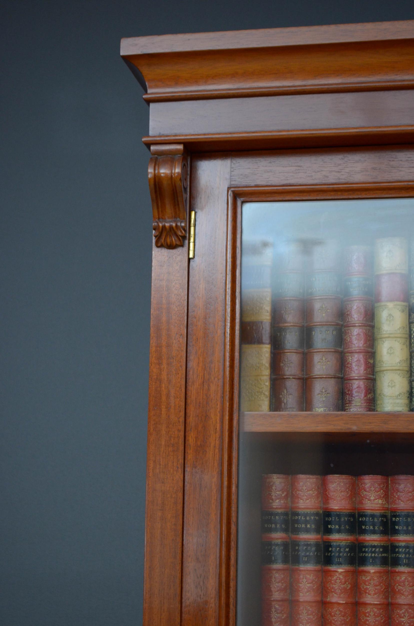 19th Century Victorian Mahogany Bookcase