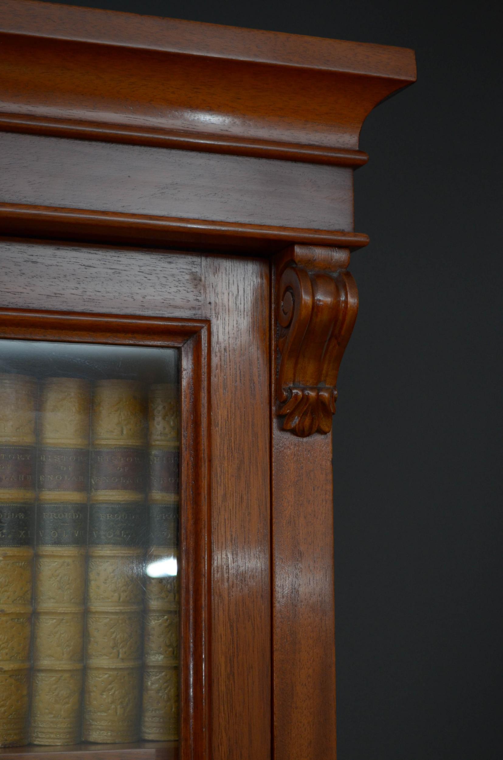 Victorian Mahogany Bookcase 1
