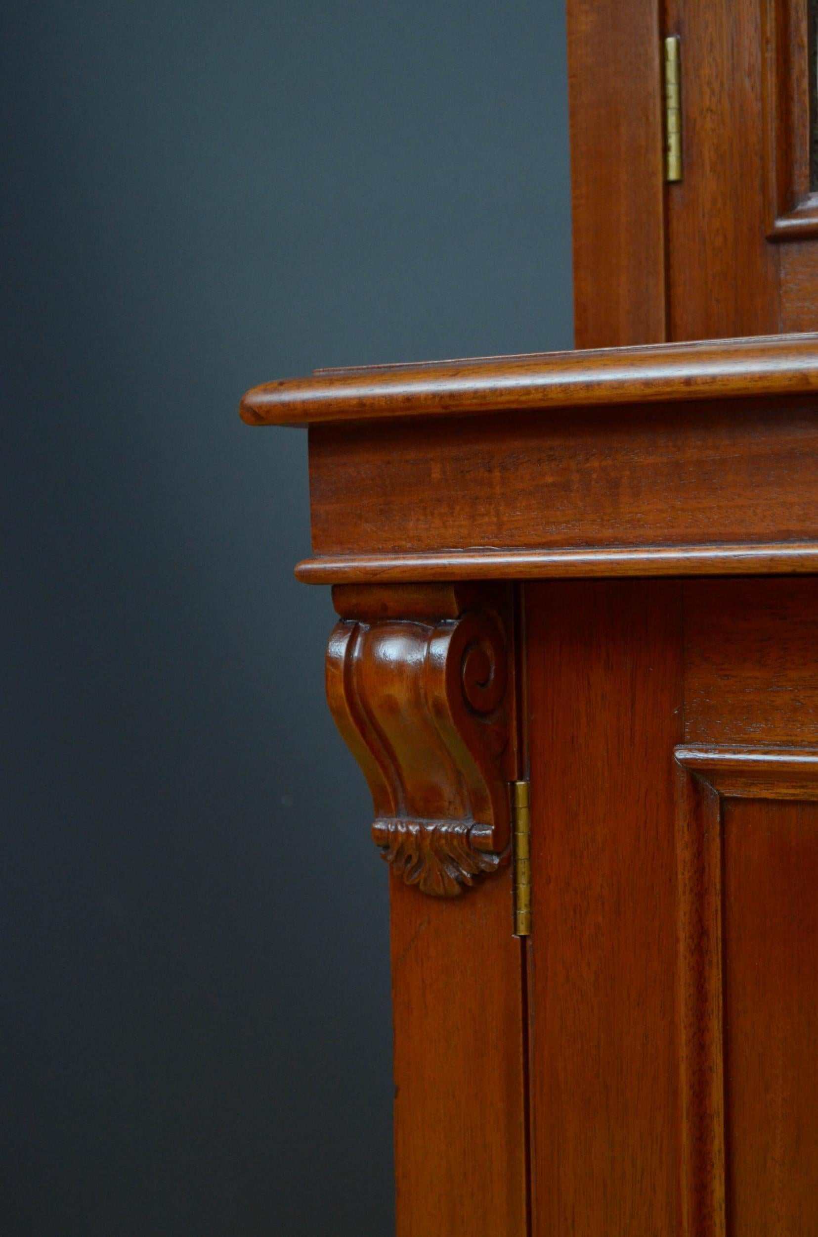 Victorian Mahogany Bookcase 3