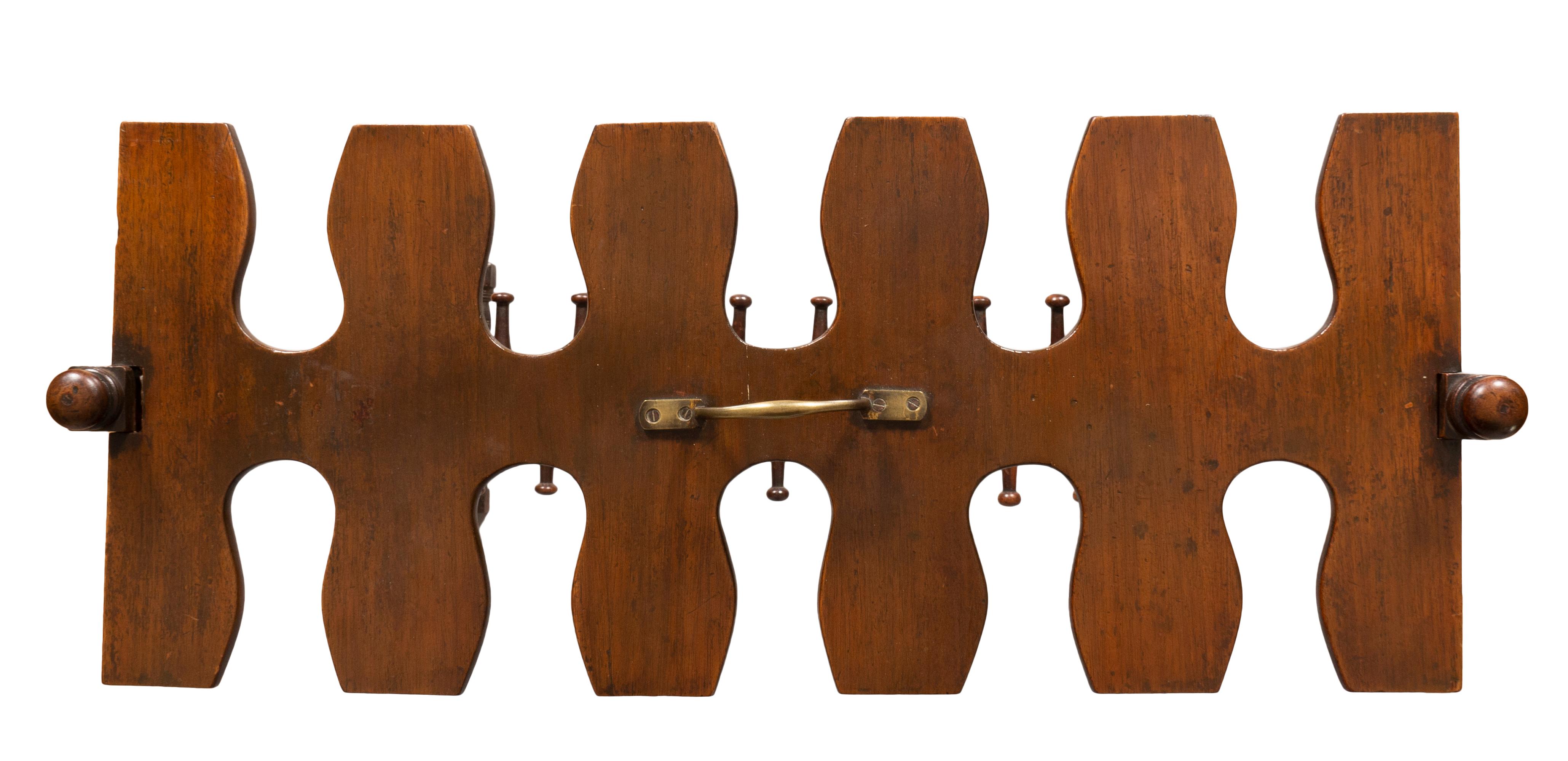 Victorian Mahogany Boot Rack For Sale 5