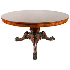 Antique Victorian Mahogany Breakfast Table