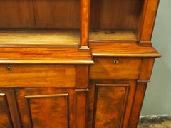Victorian Mahogany Breakfront Bookcase
