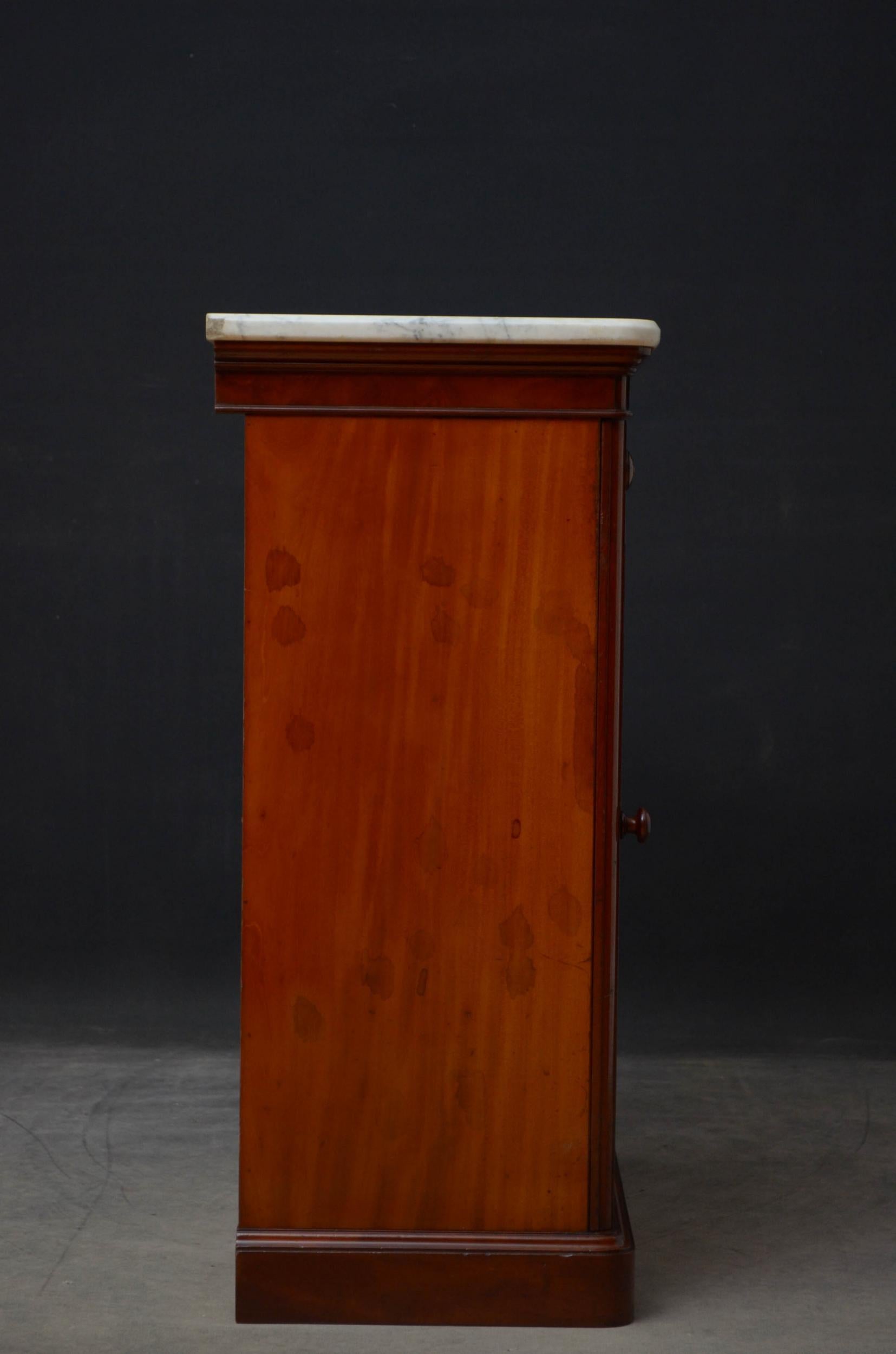 Victorian Mahogany Cabinet by Lamb of Manchester 5