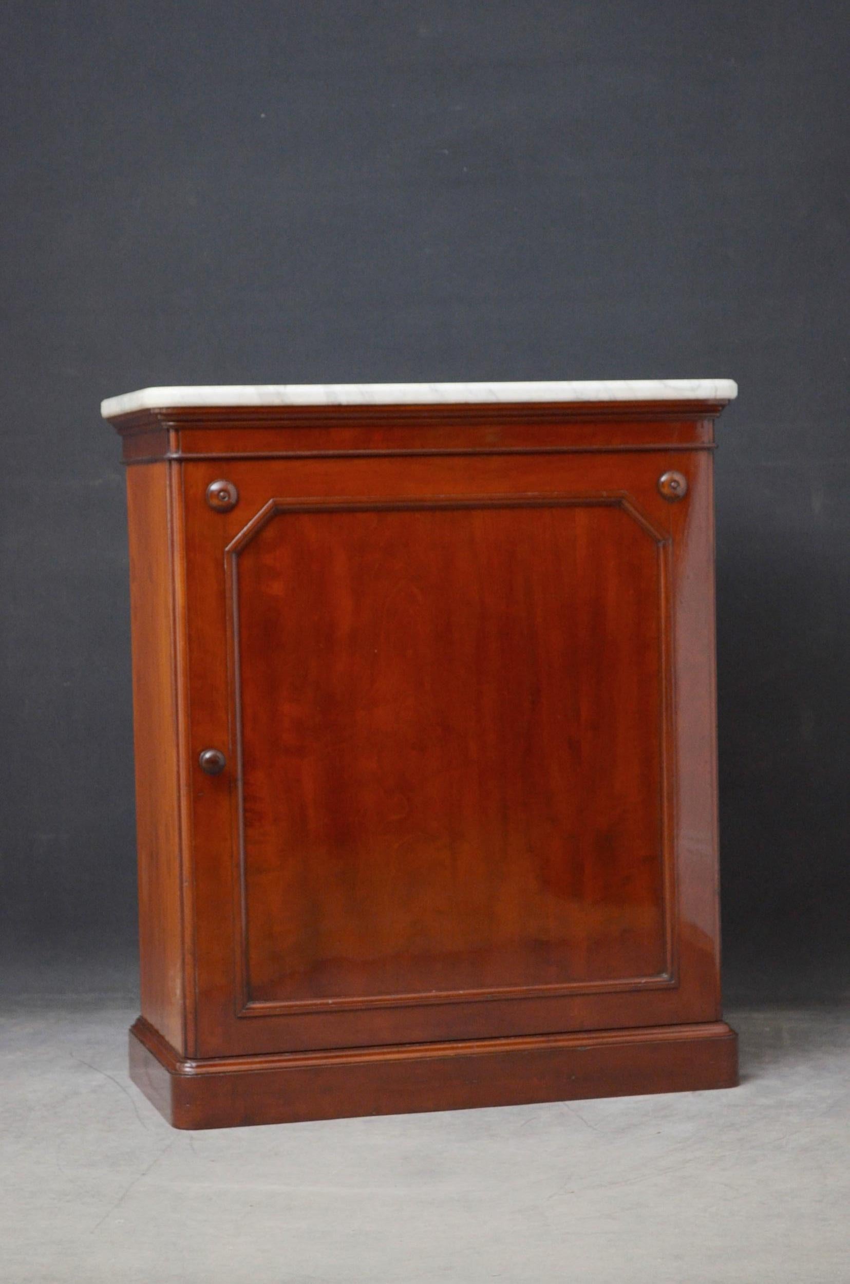 Victorian Mahogany Cabinet by Lamb of Manchester 7