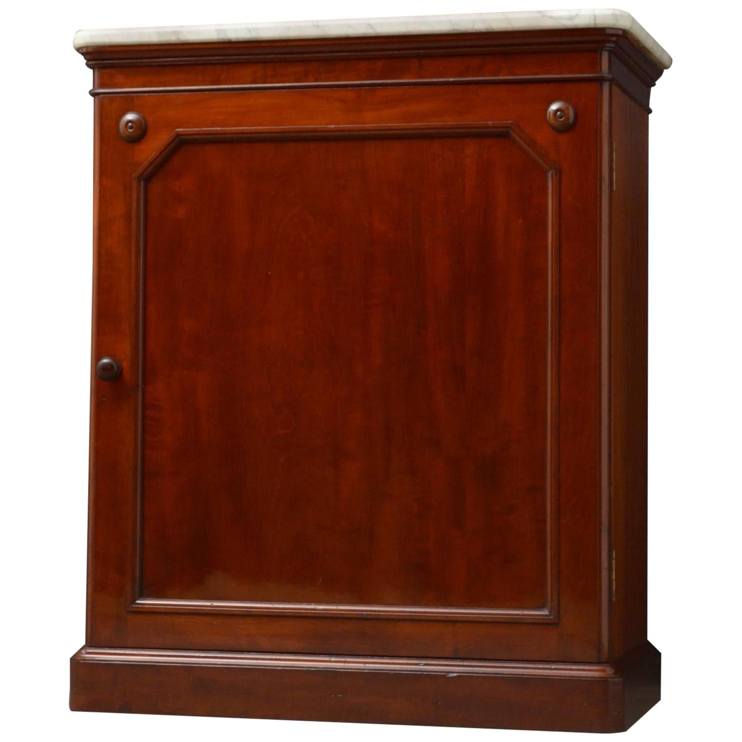 Victorian Mahogany Cabinet by Lamb of Manchester