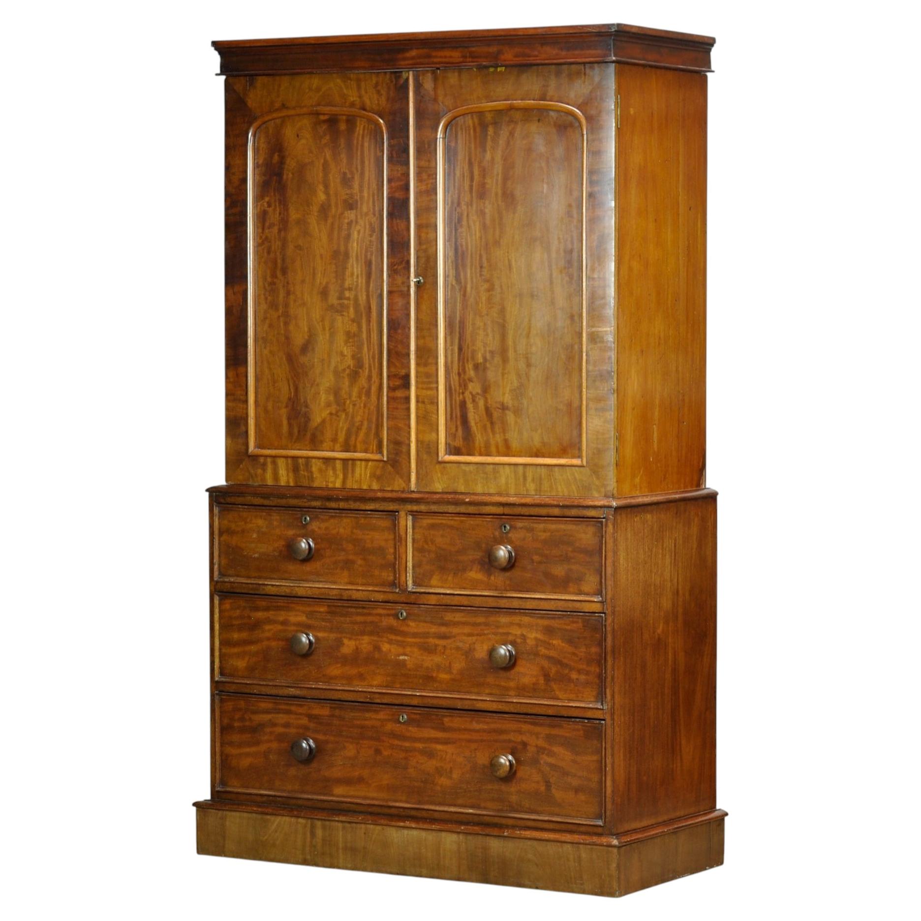 Victorian mahogany cabinet, circa 1860