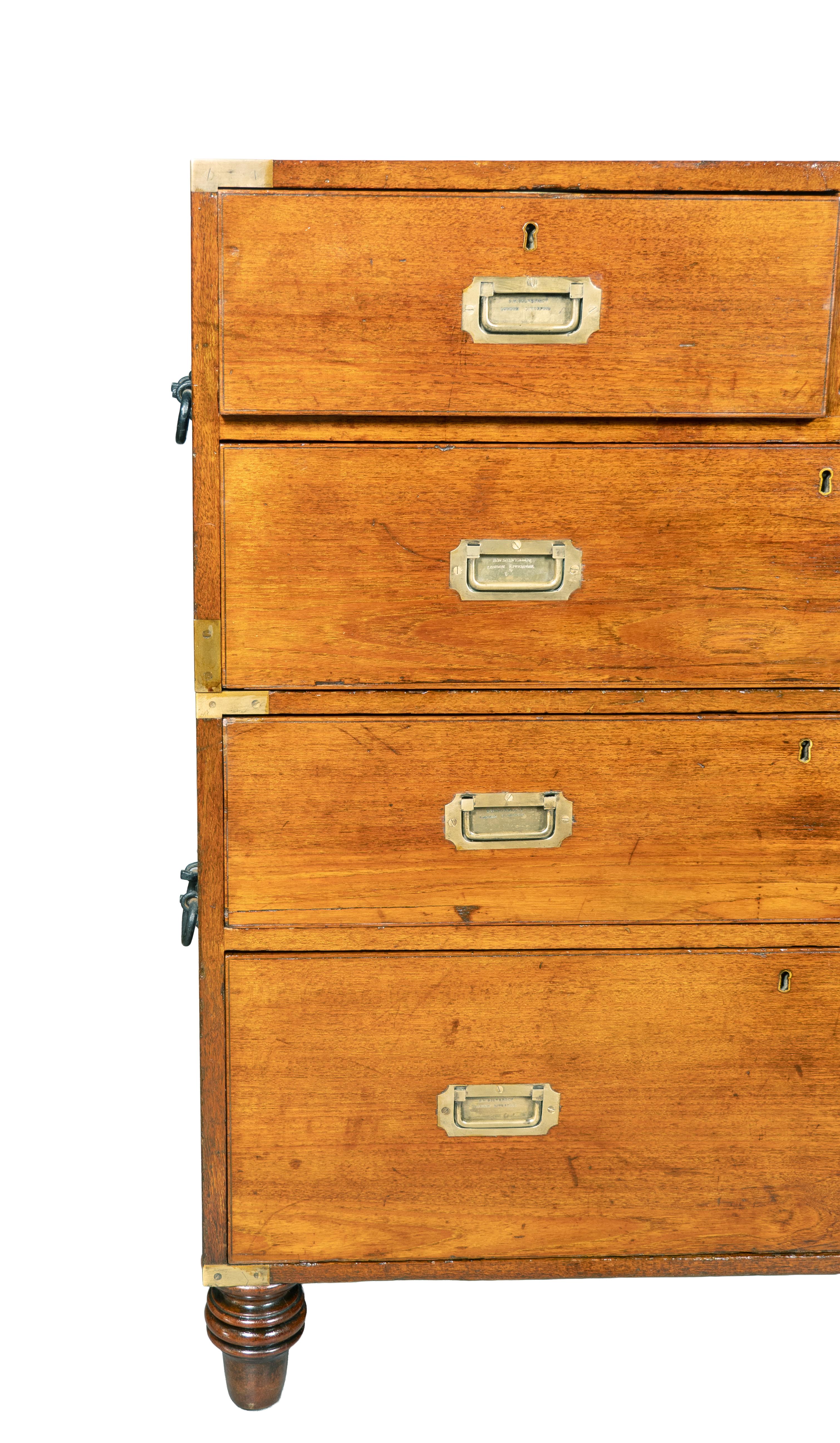 Cassapanca vittoriana in mogano di S.W. A. Silver & Co in vendita 3