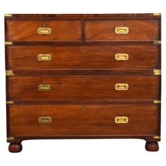 Victorian Mahogany Campaign Chest