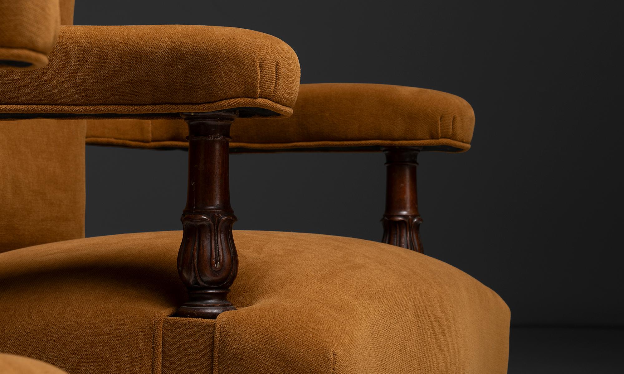 Inglese Sedie vittoriane in mogano, Inghilterra, 1880 circa in vendita