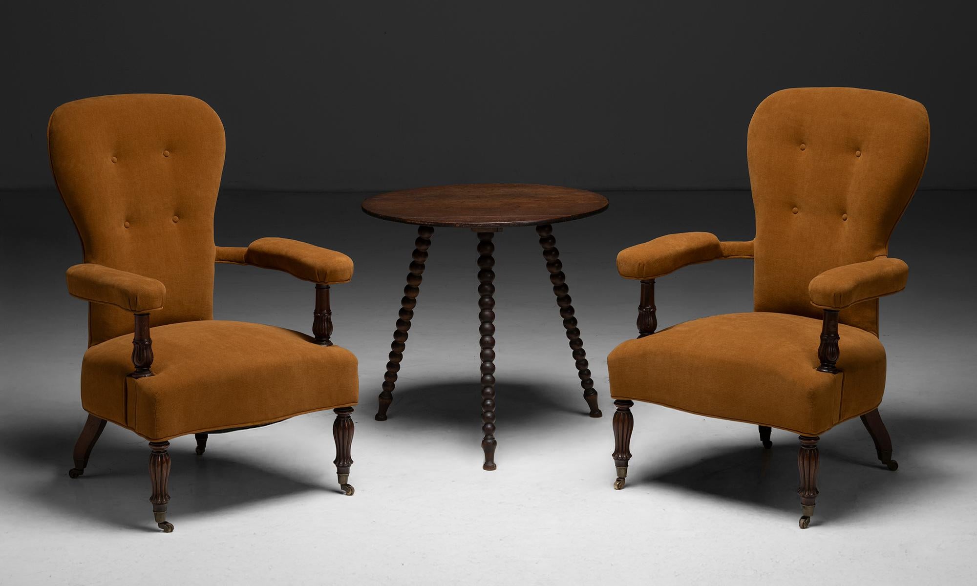 Sedie vittoriane in mogano, Inghilterra, 1880 circa in vendita 1