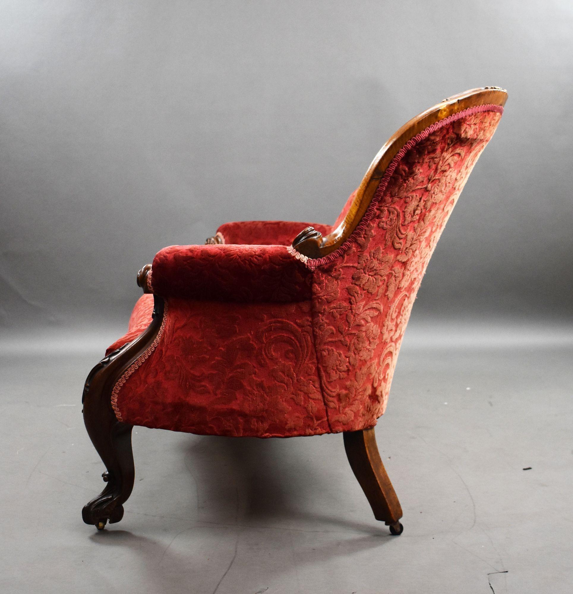 Chaise Lounge vittoriana in mogano in vendita 2