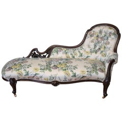 Antique Victorian Mahogany Chaise or Sofa