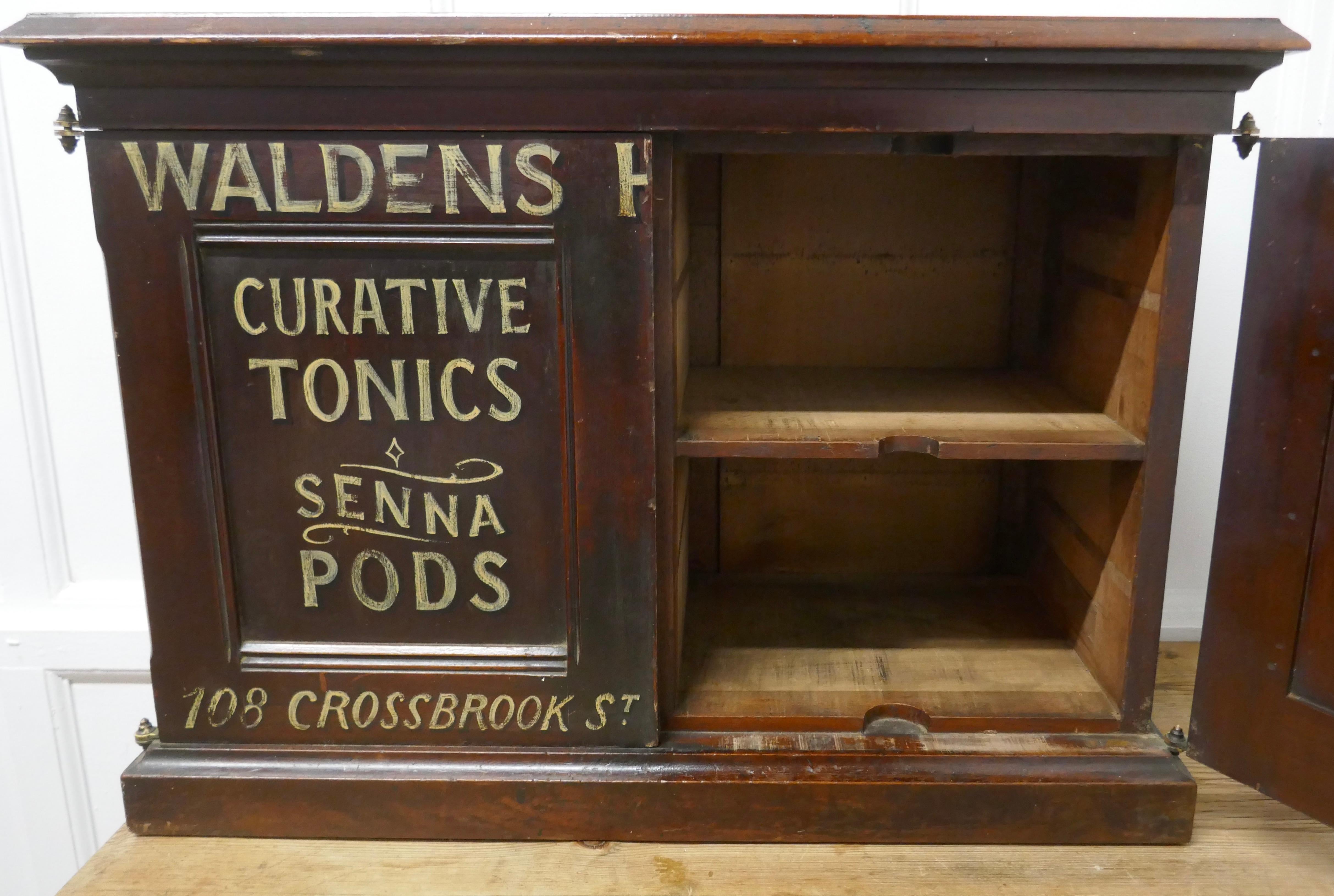 Victorian Mahogany Chemist’s Cupboard 1