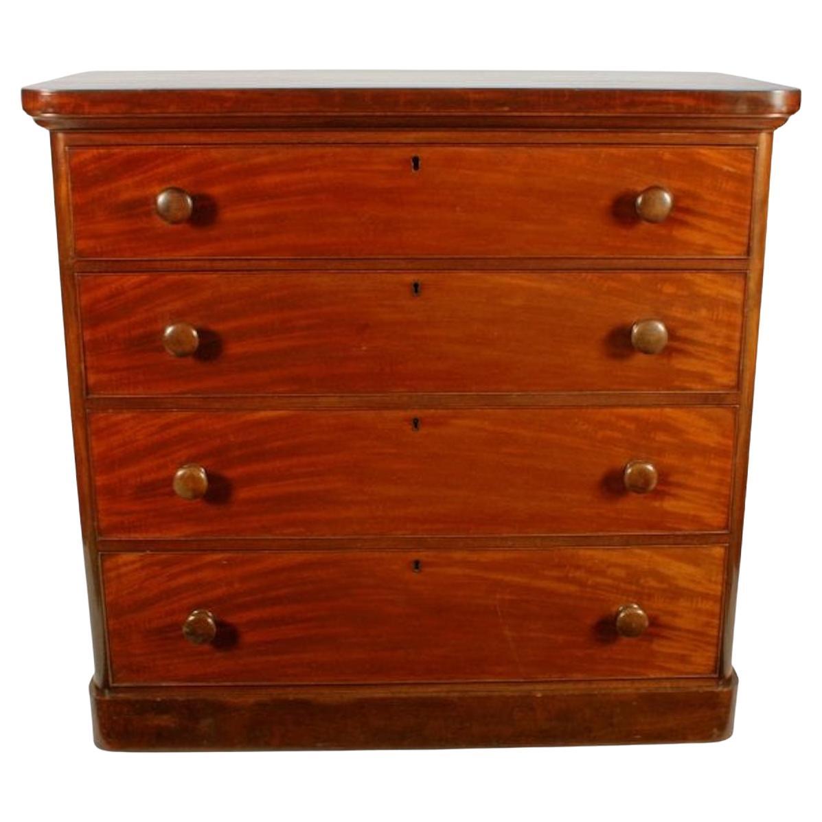 Antique Mahogany / Glove Chest of Drawers at 1stDibs