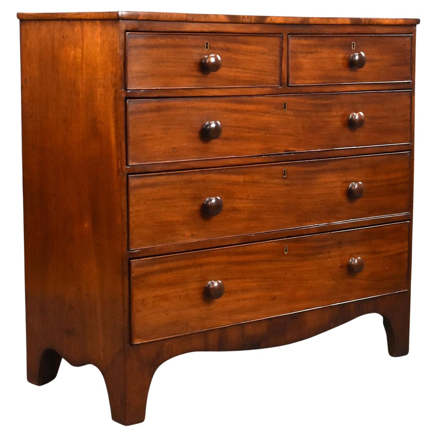 Victorian Mahogany Chest of Drawers For Sale