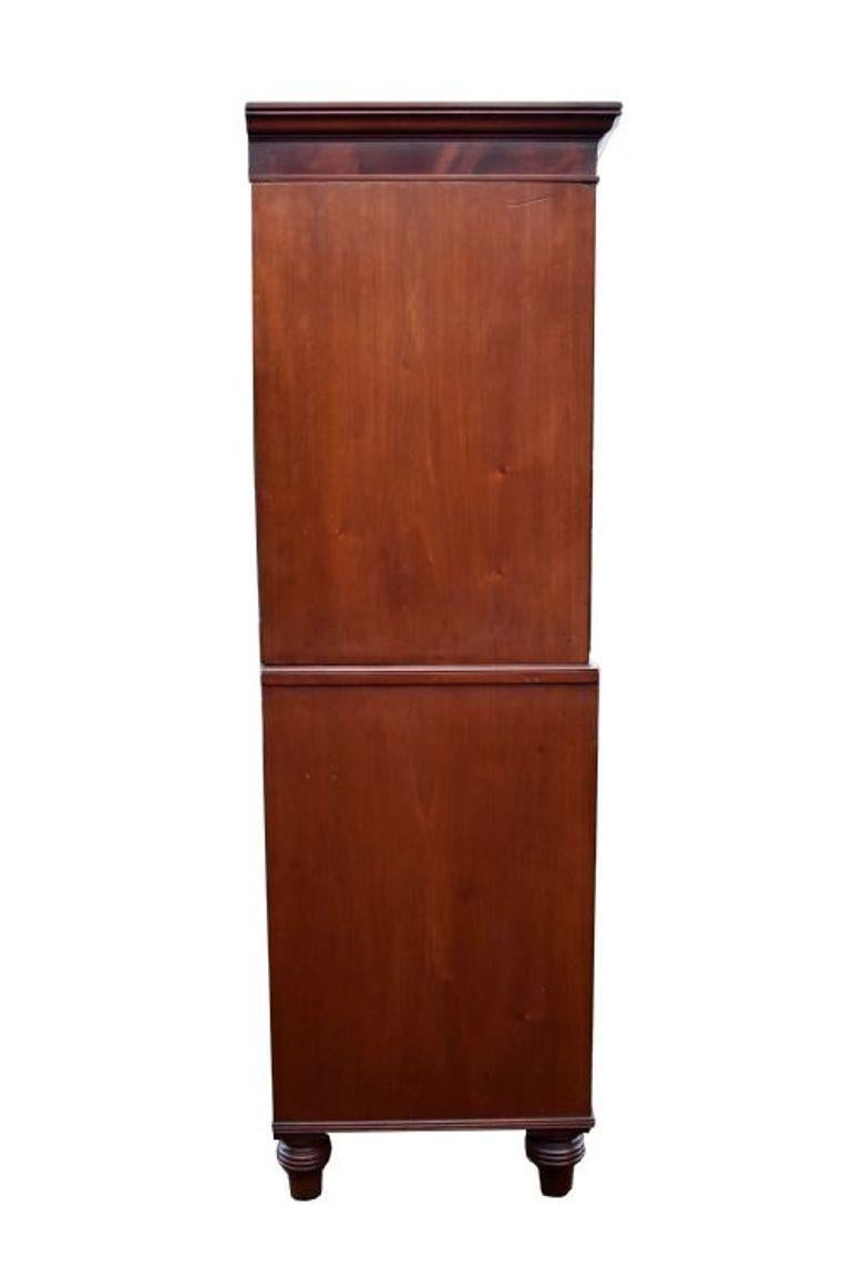 19th Century Victorian Mahogany Chest on Chest For Sale