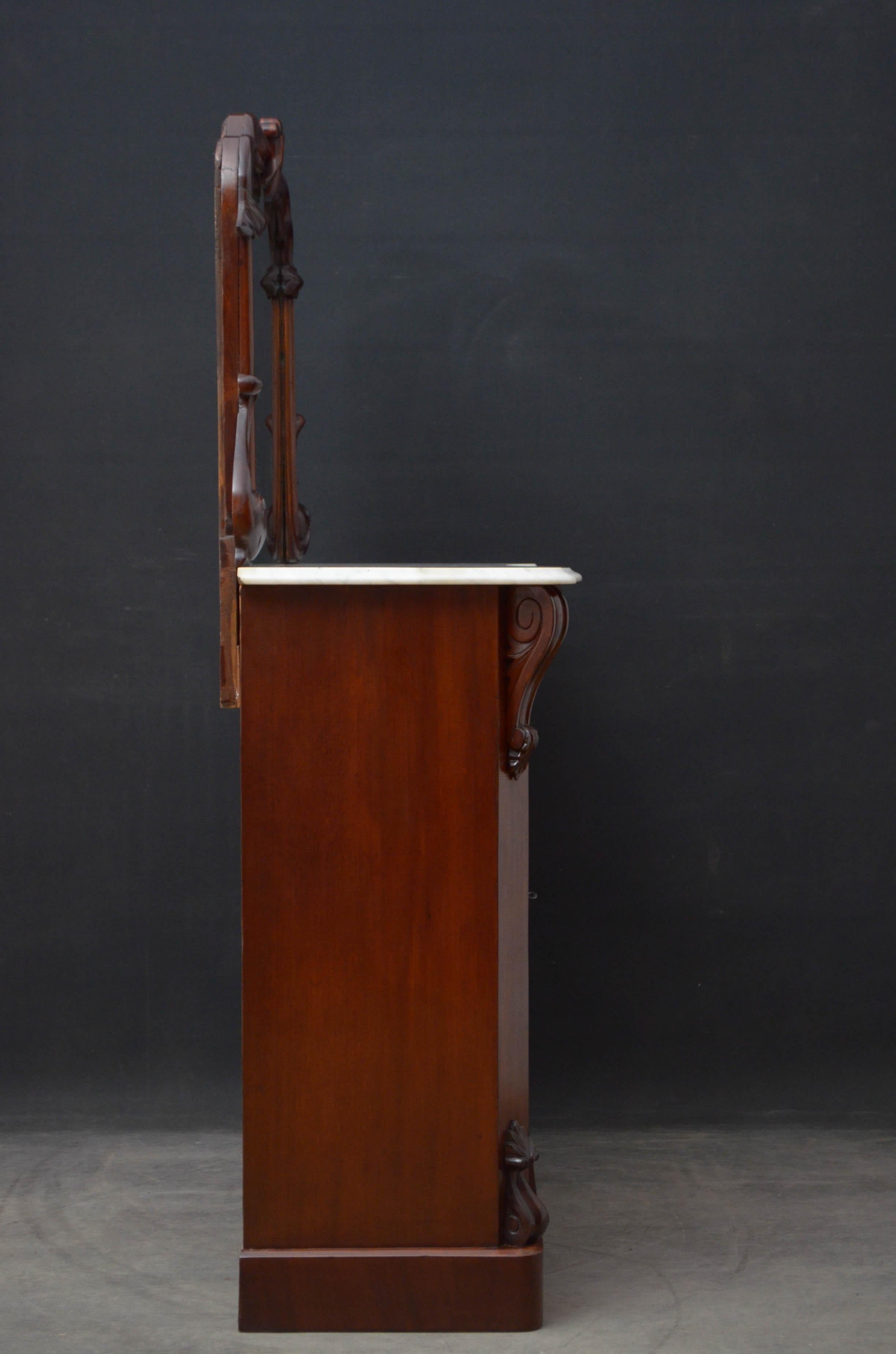 Victorian Mahogany Chiffonier 7