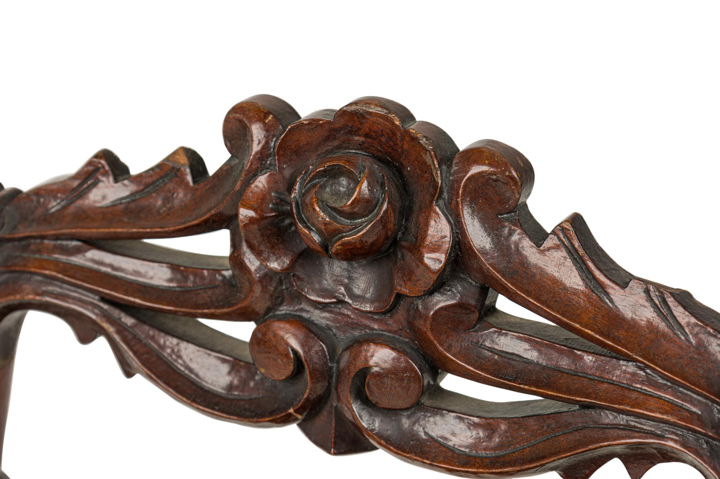 19th Century Victorian Mahogany Child's Arm Chair For Sale