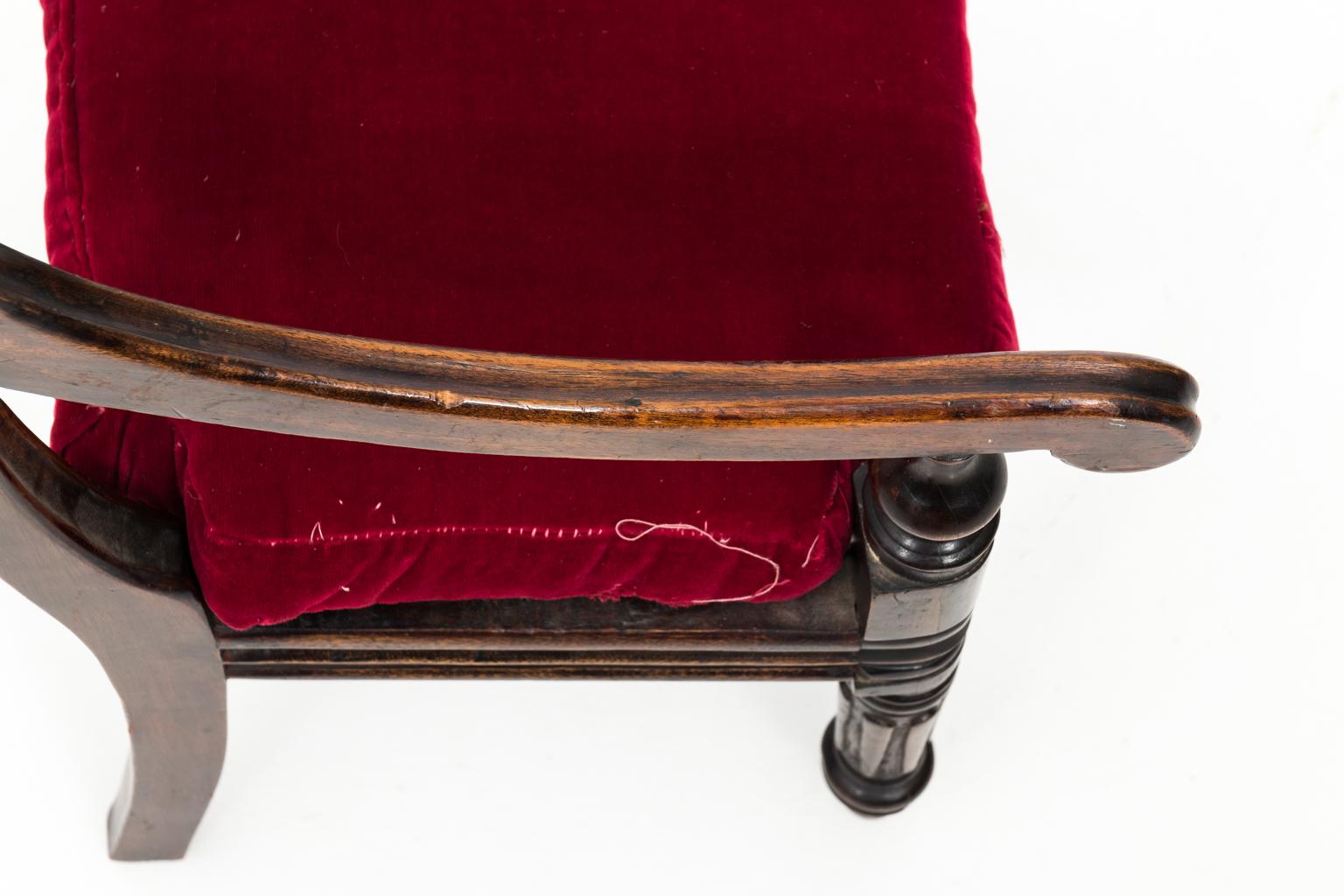 19th Century Victorian Mahogany Child's Armchair