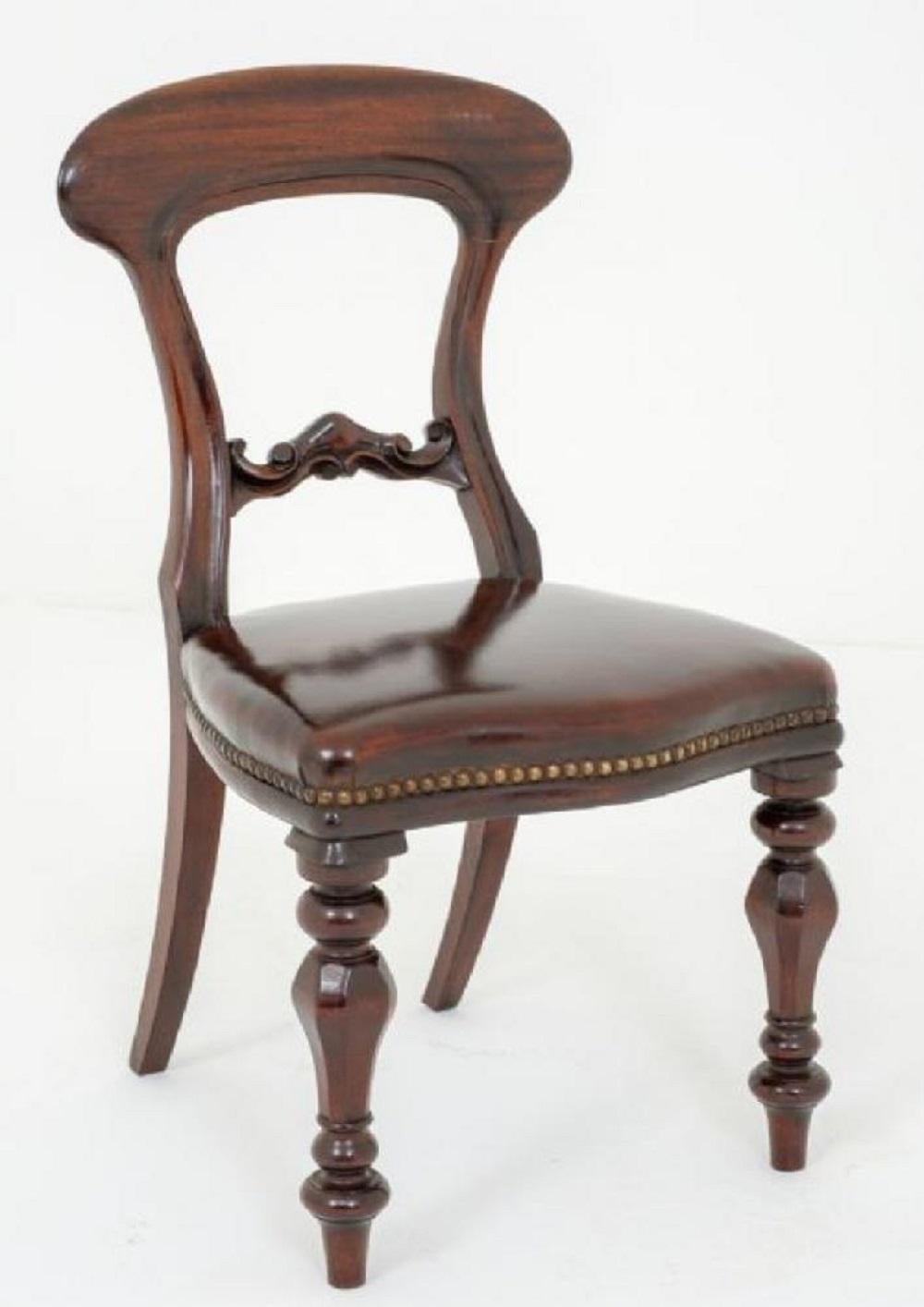 Victorian Mahogany Childs Chair - Childrens Furniture In Good Condition For Sale In Potters Bar, GB