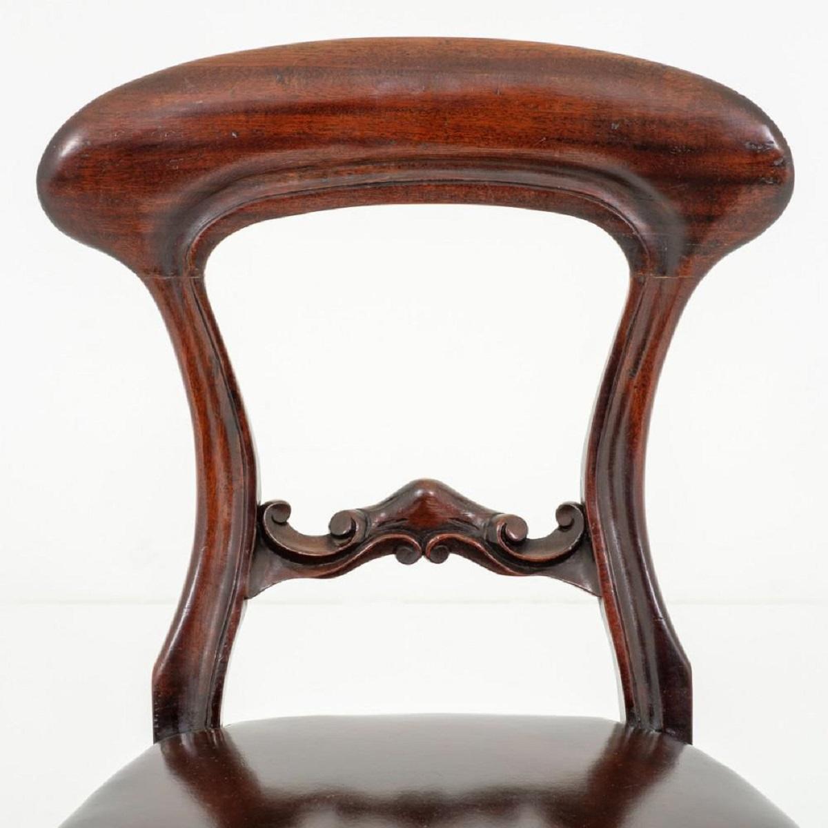 Late 19th Century Victorian Mahogany Childs Chair - Childrens Furniture For Sale