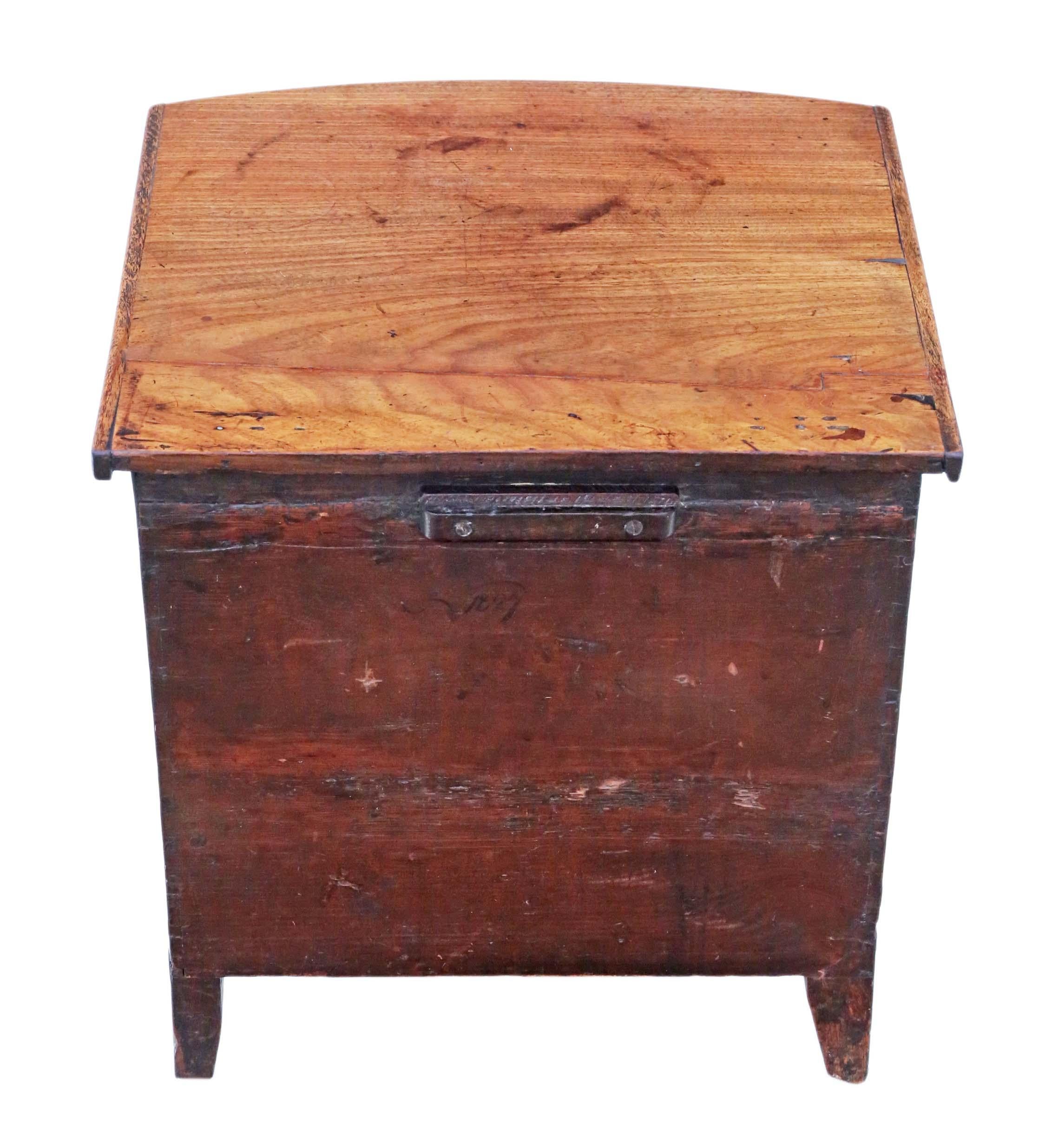 Victorian Mahogany Coal Scuttle Box or Cabinet, 19th Century 2