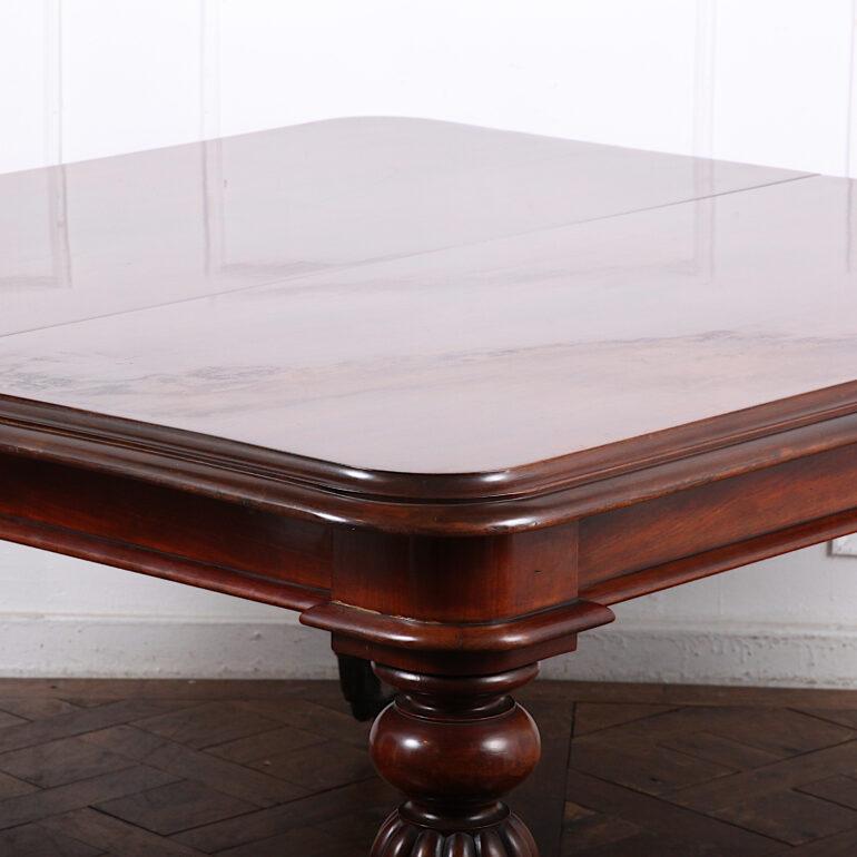 dark wood antique dining table