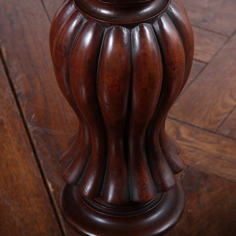 Polished Victorian Mahogany Crank Style Dining Table