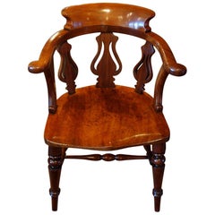 Victorian Mahogany Desk Chair