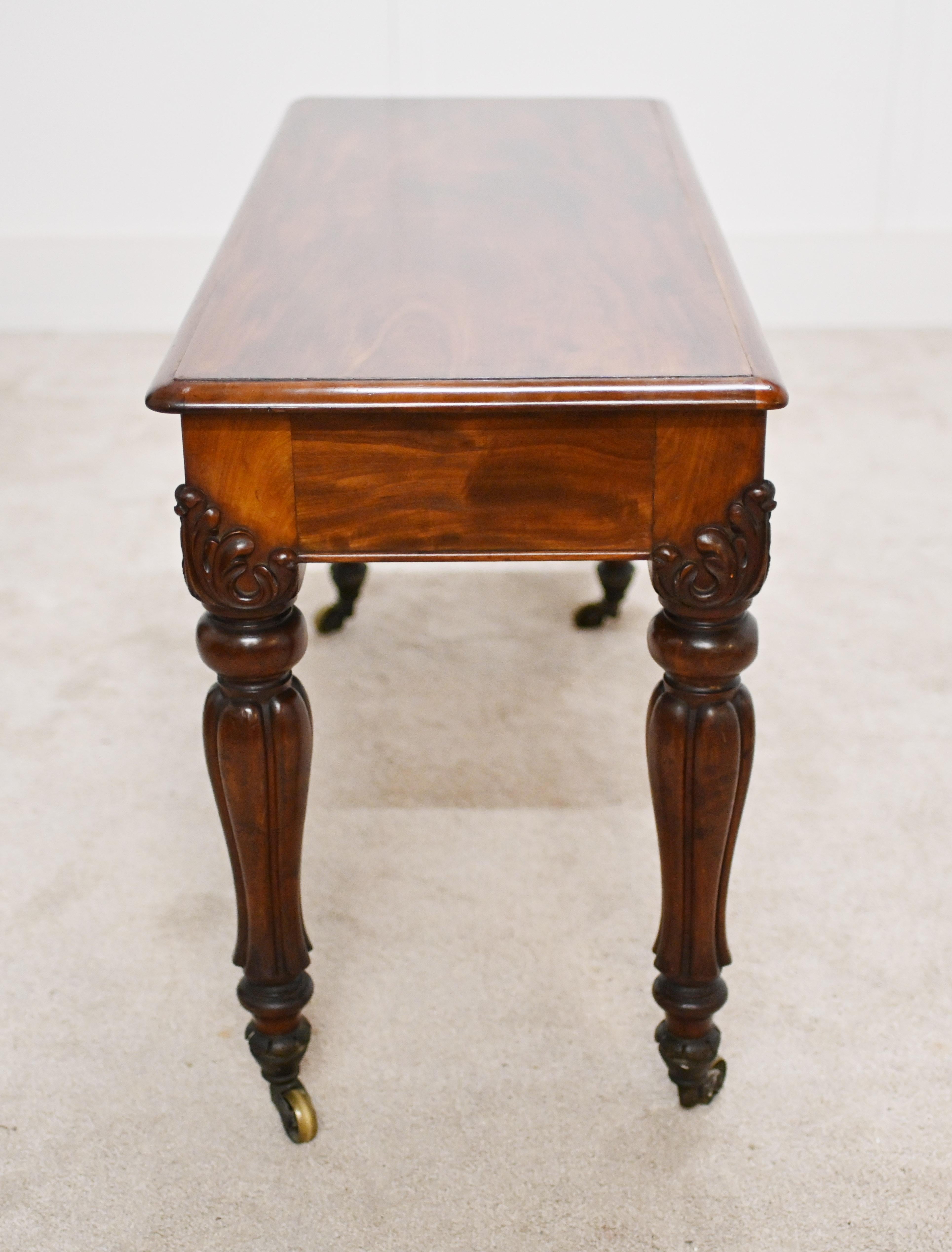 Victorian Mahogany Desk Hamptons and Sons London 1840 For Sale 7
