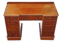 Victorian Mahogany Desk Writing Dressing Table
