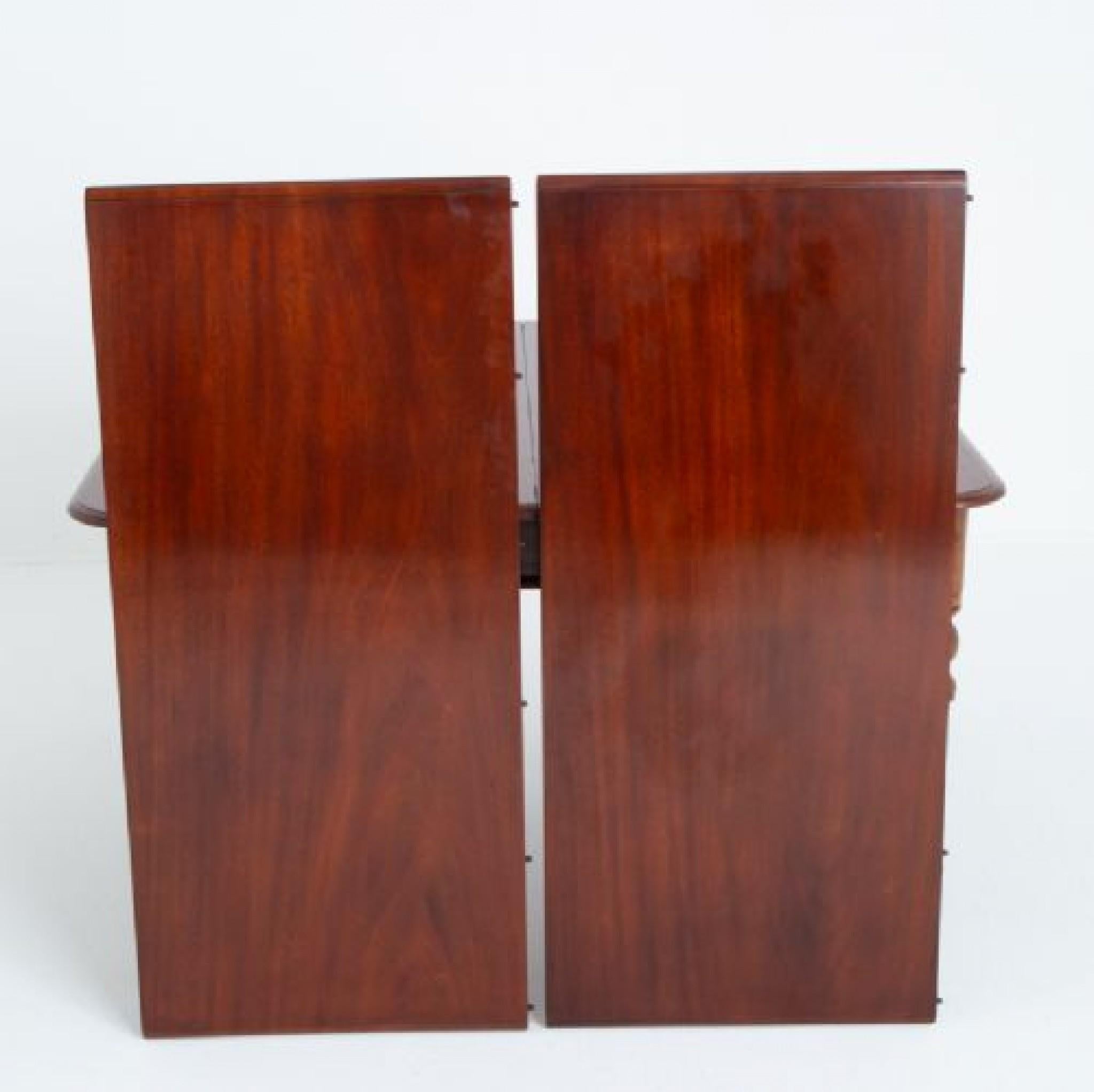 Victorian Mahogany Dining Table Extending 10 Seater 1860 6