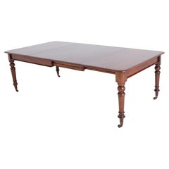 Victorian Mahogany Dining Table Extending 10 Seater 1860