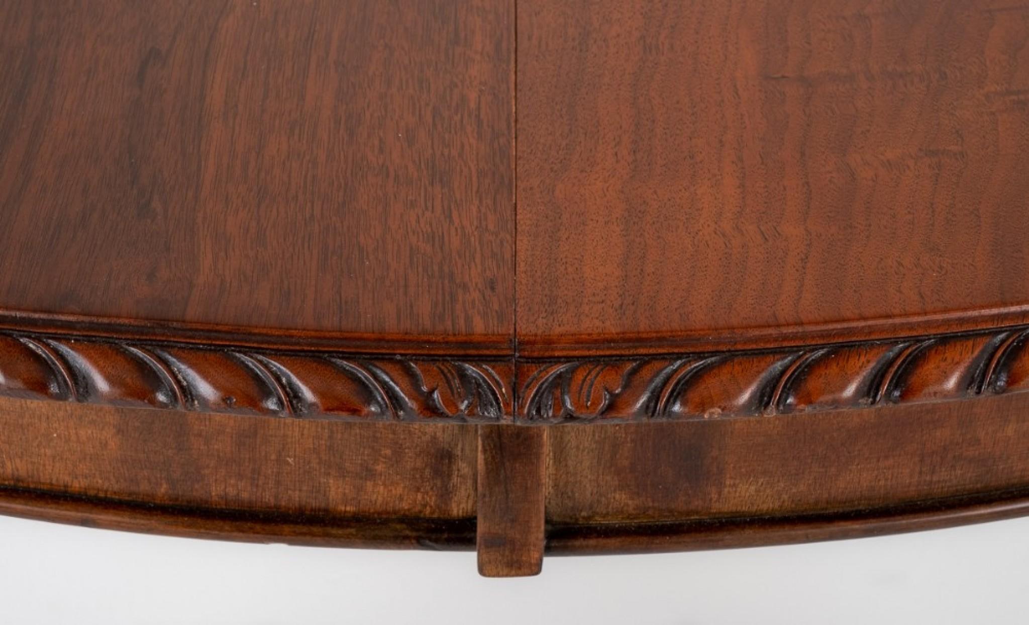 Victorian Mahogany Dining Table Oval Extending 1900 1