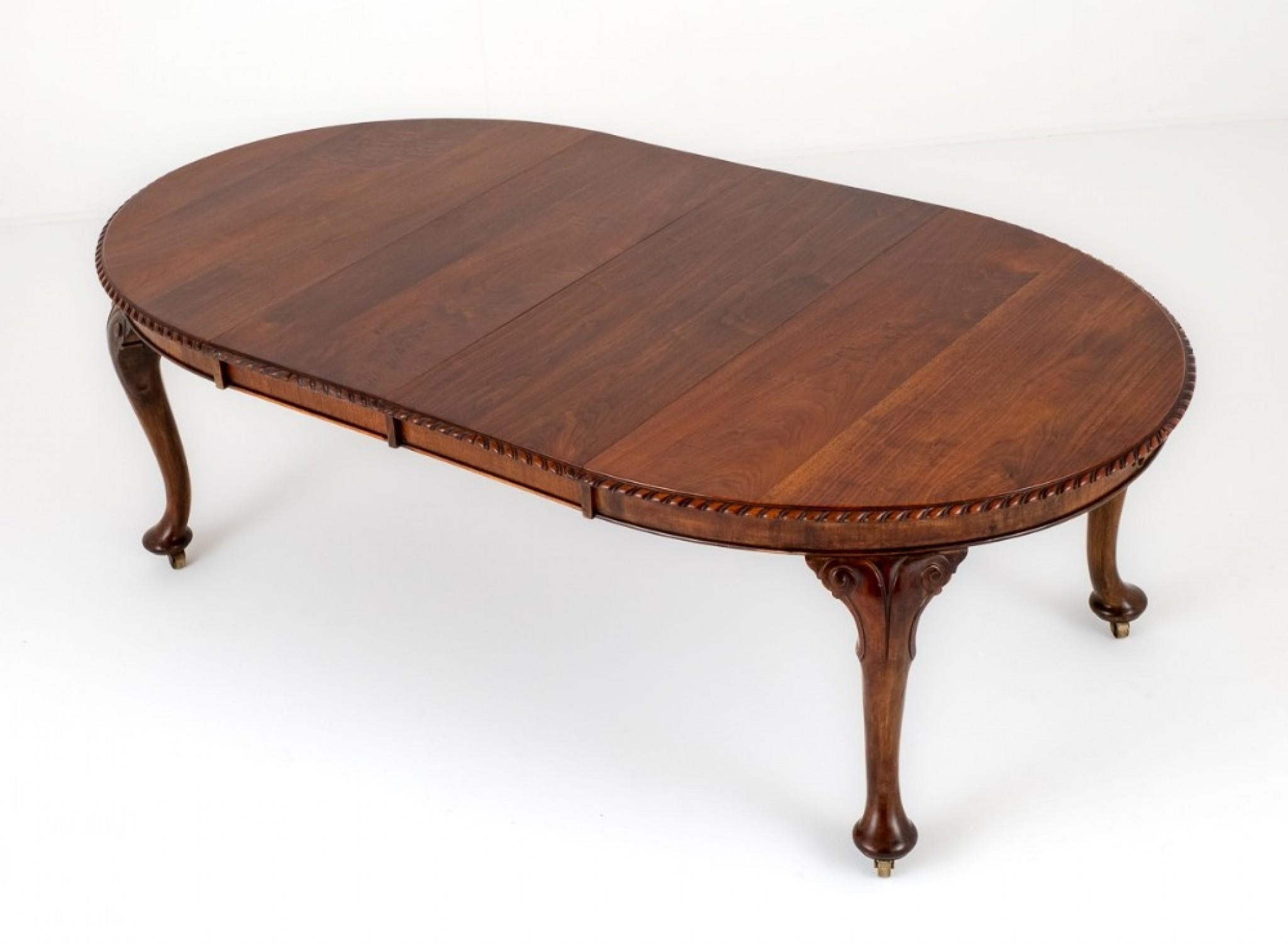 Victorian Mahogany Dining Table Oval Extending 1900 2