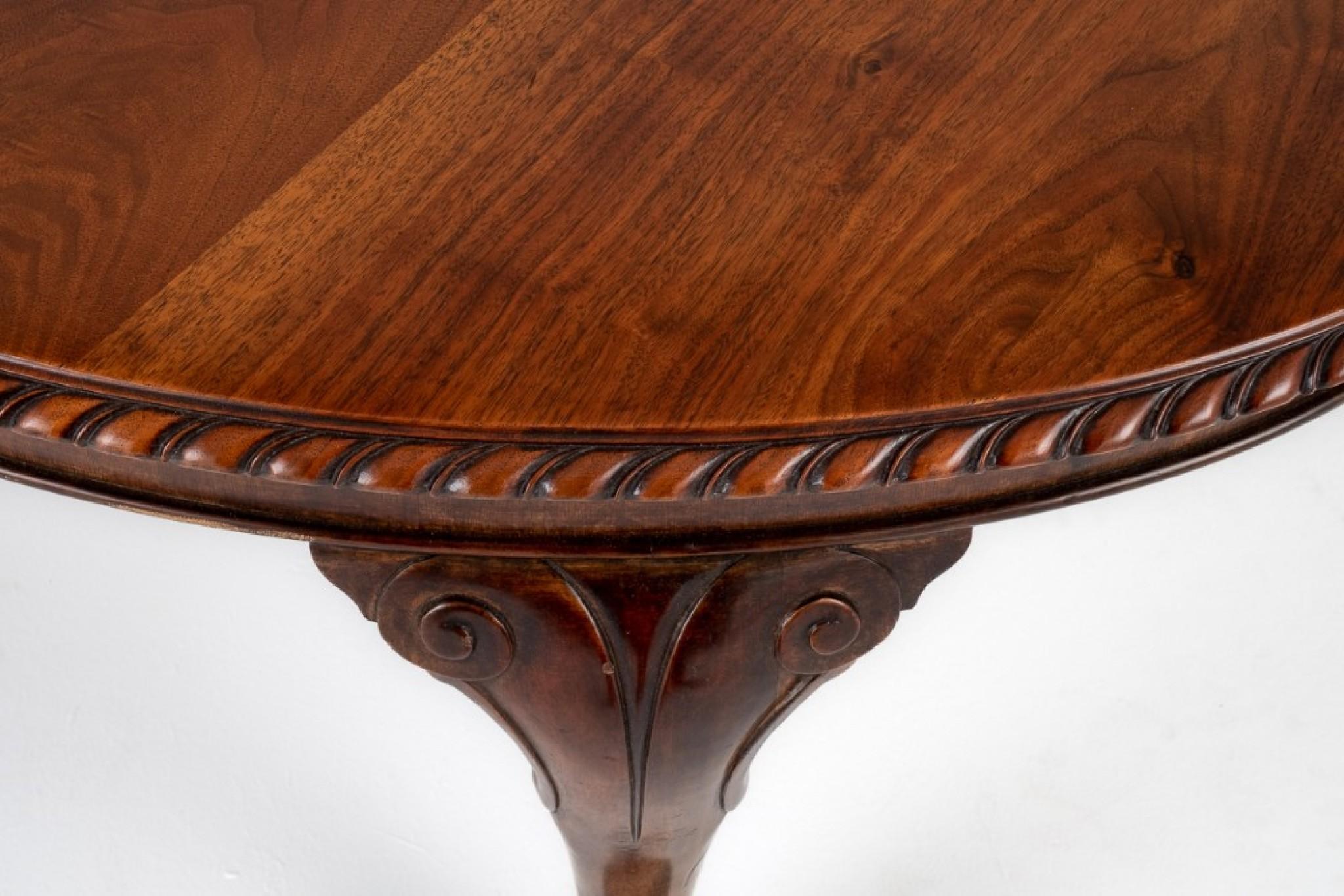 Victorian Mahogany Dining Table Oval Extending 1900 3