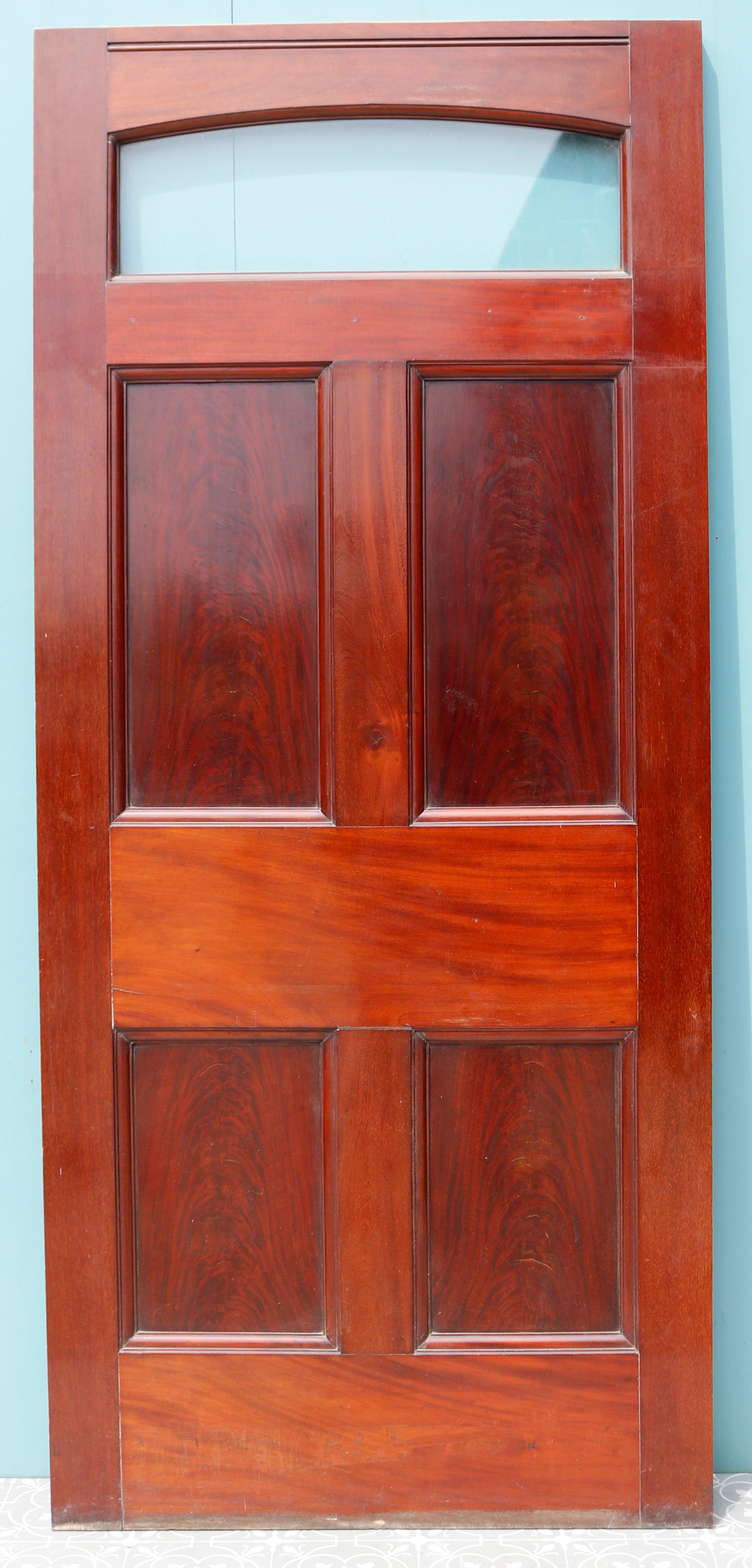 Victorian Mahogany Door In Good Condition For Sale In Wormelow, Herefordshire
