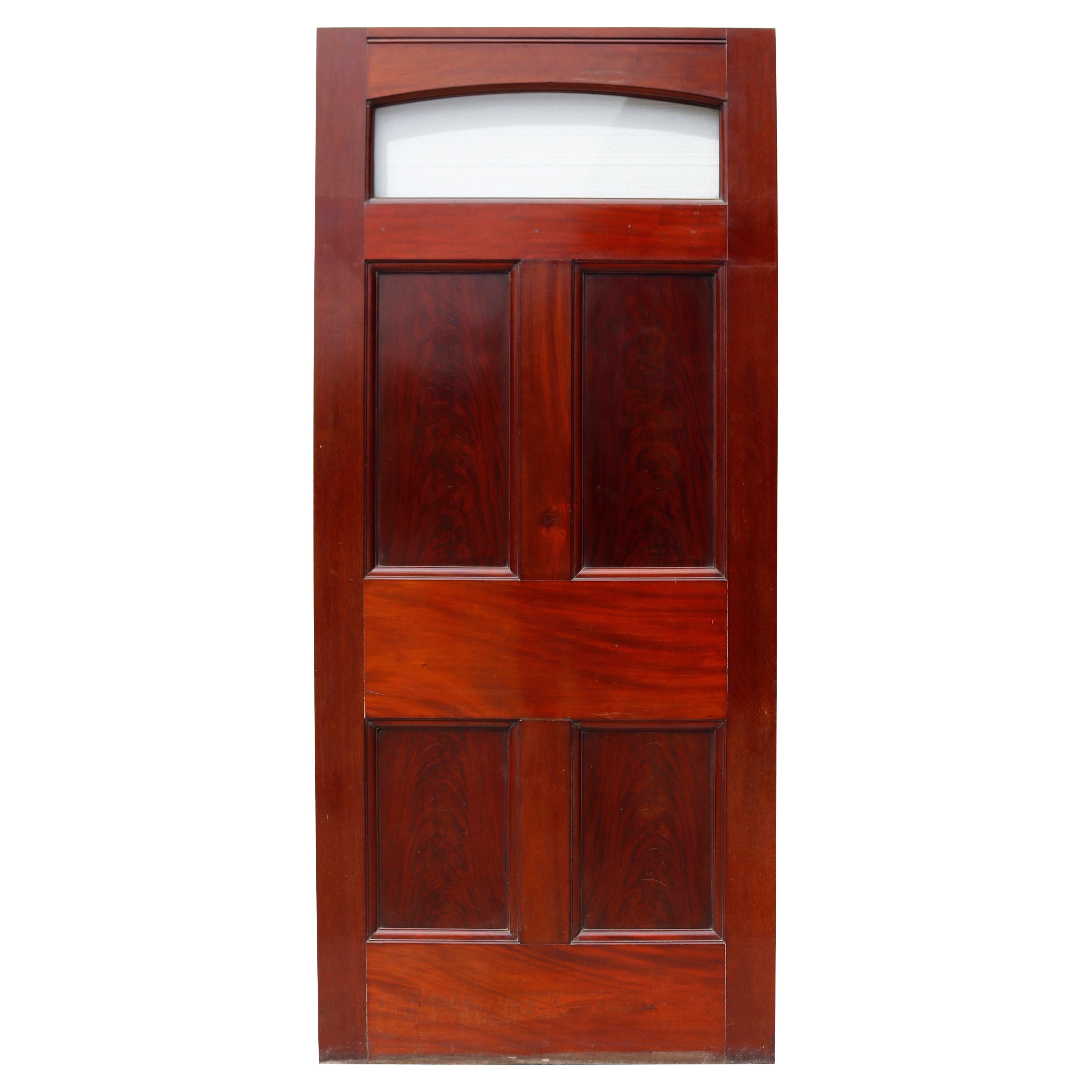 Victorian Mahogany Door For Sale