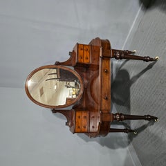 Tavolino da toilette vittoriano in mogano