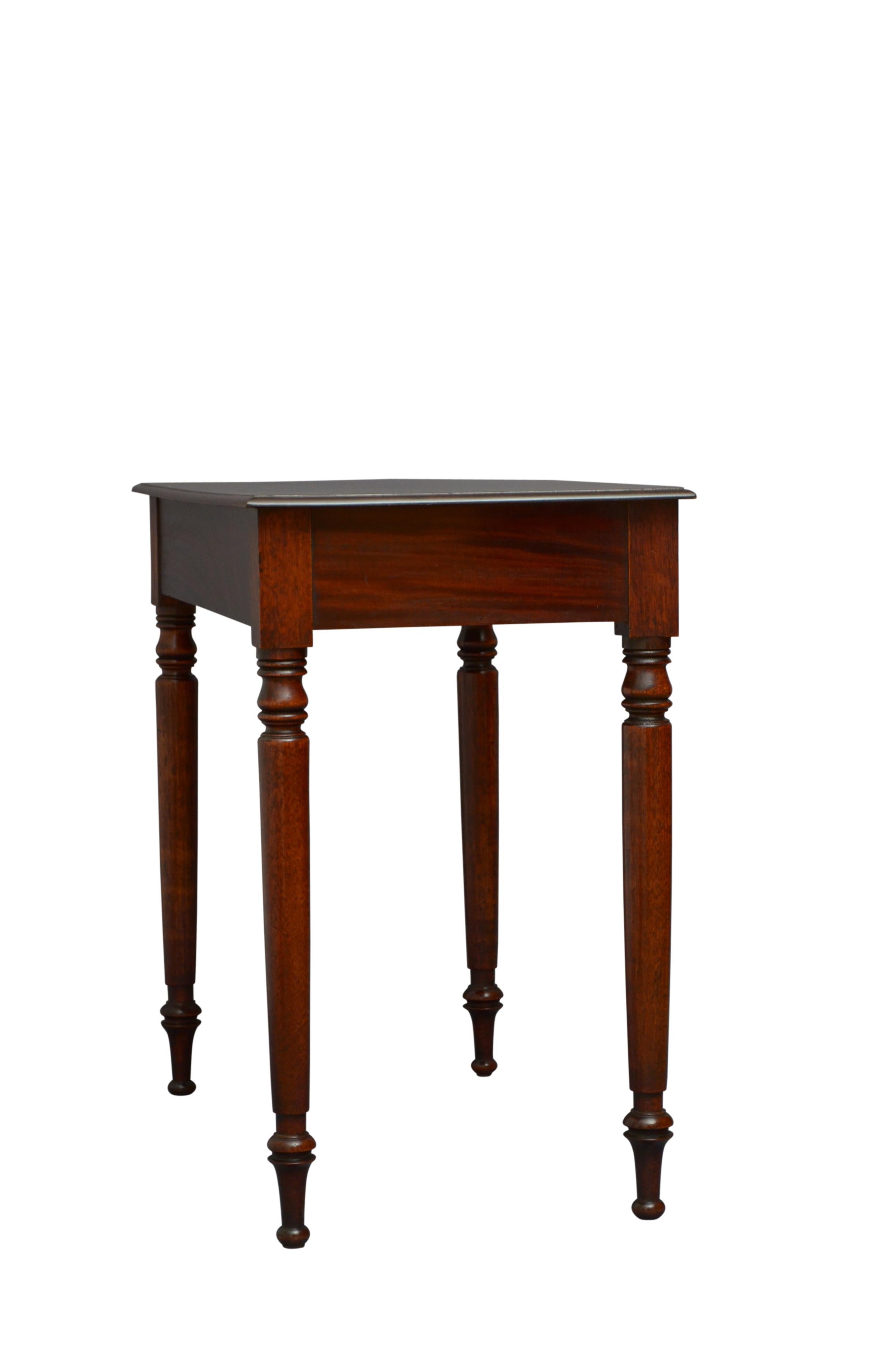 Victorian Mahogany Dressing Table Side Table 6