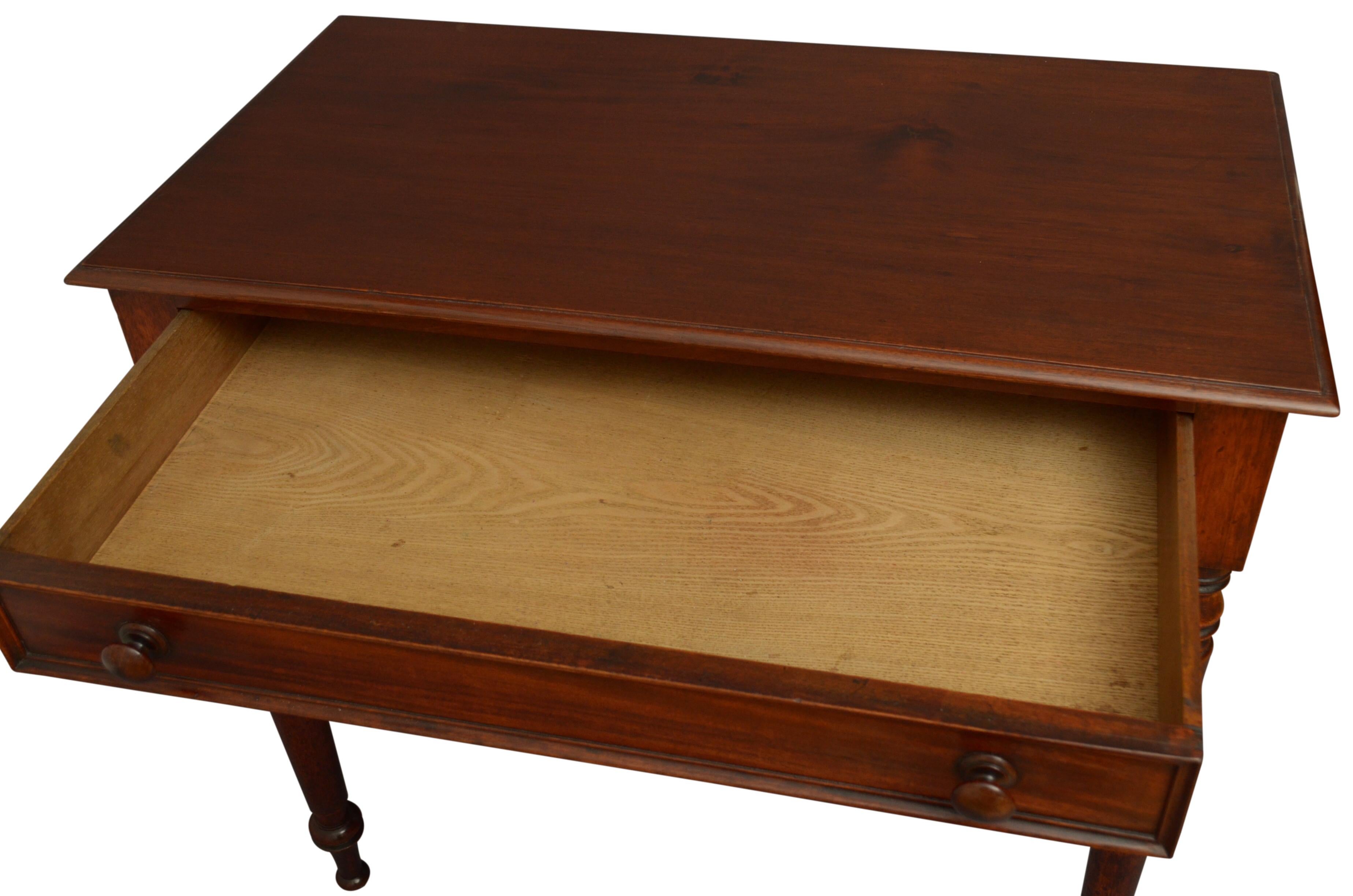 Mid-19th Century Victorian Mahogany Dressing Table Side Table