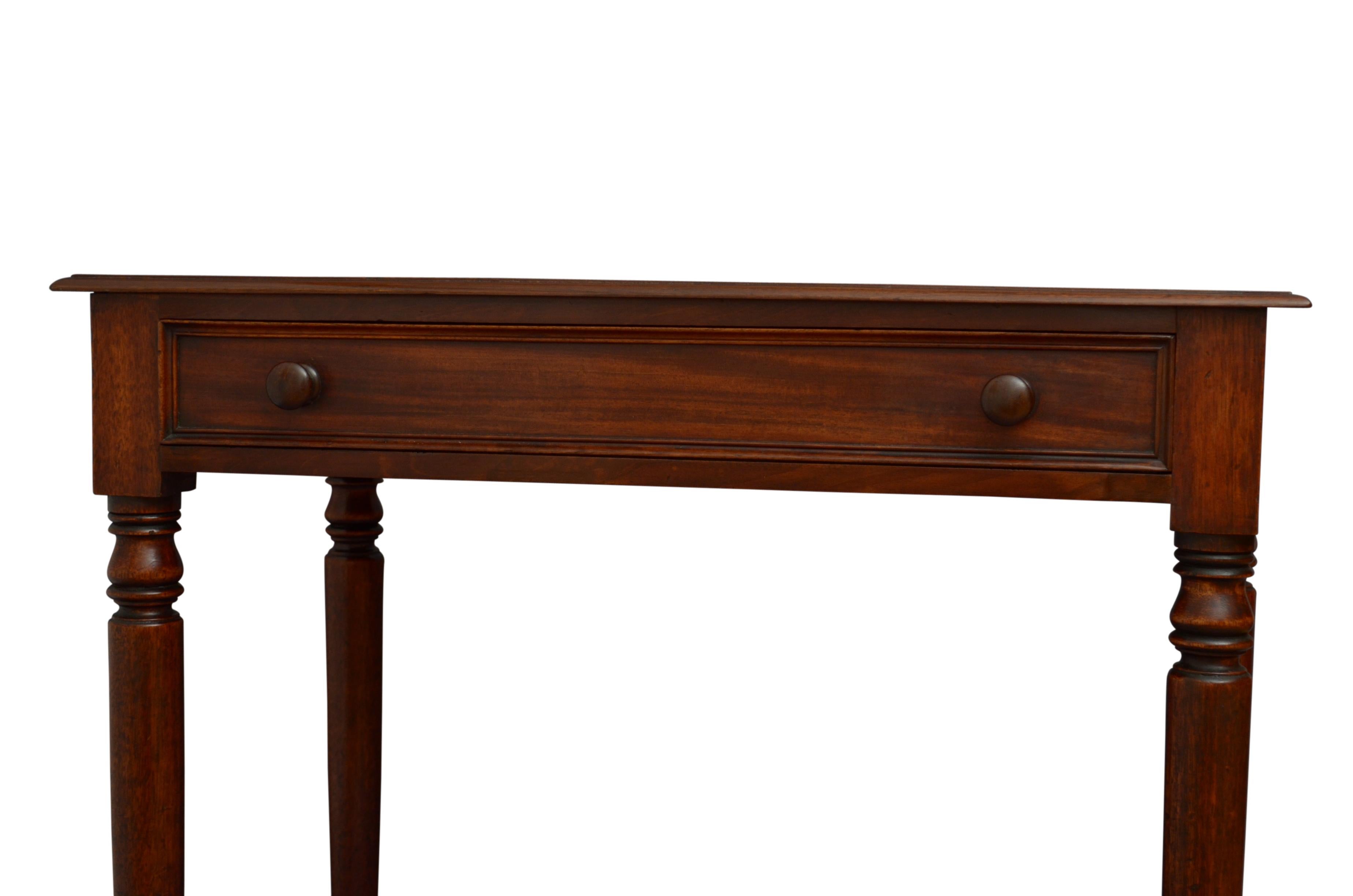 Victorian Mahogany Dressing Table Side Table 1