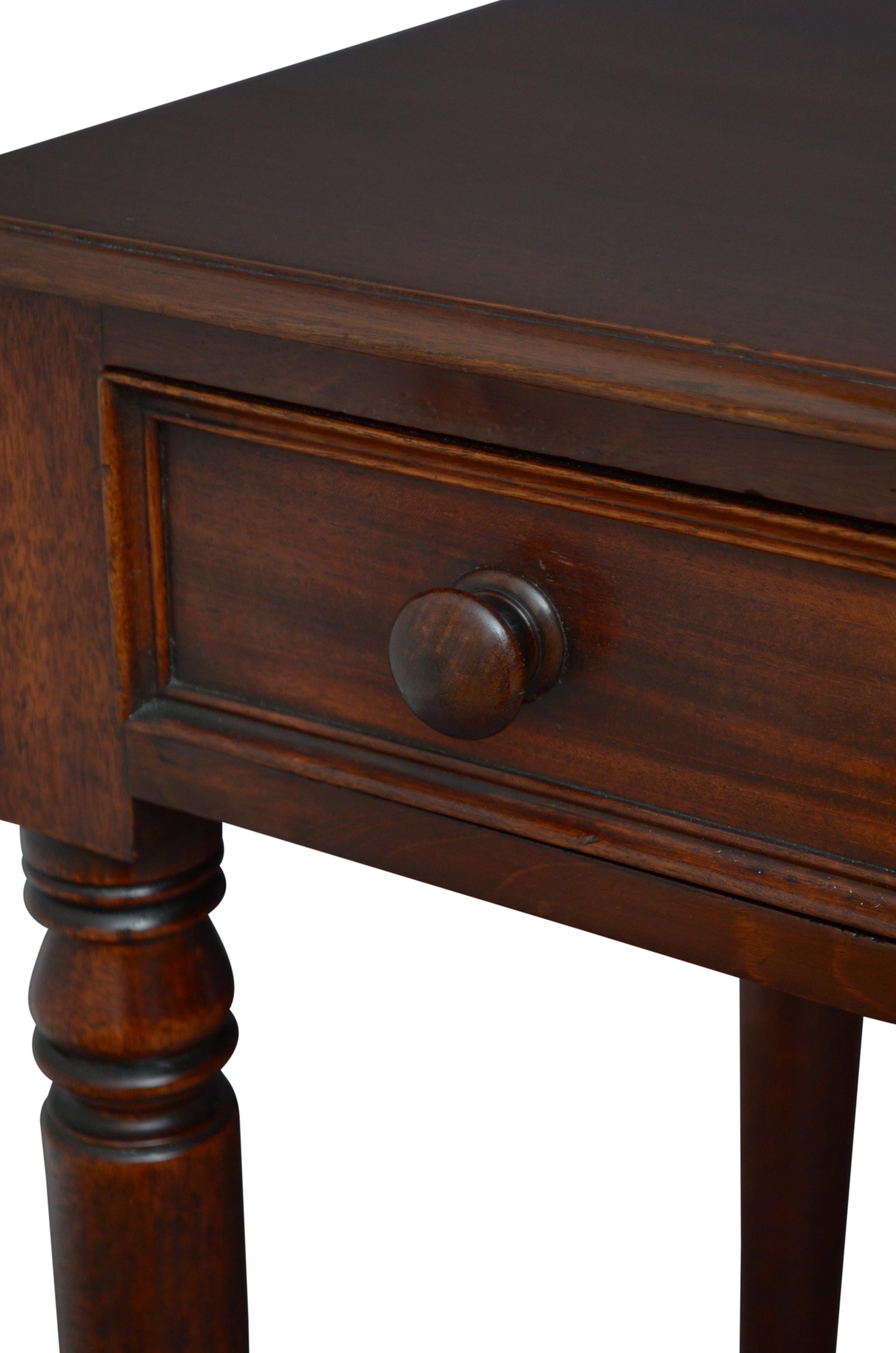 Victorian Mahogany Dressing Table Side Table 2