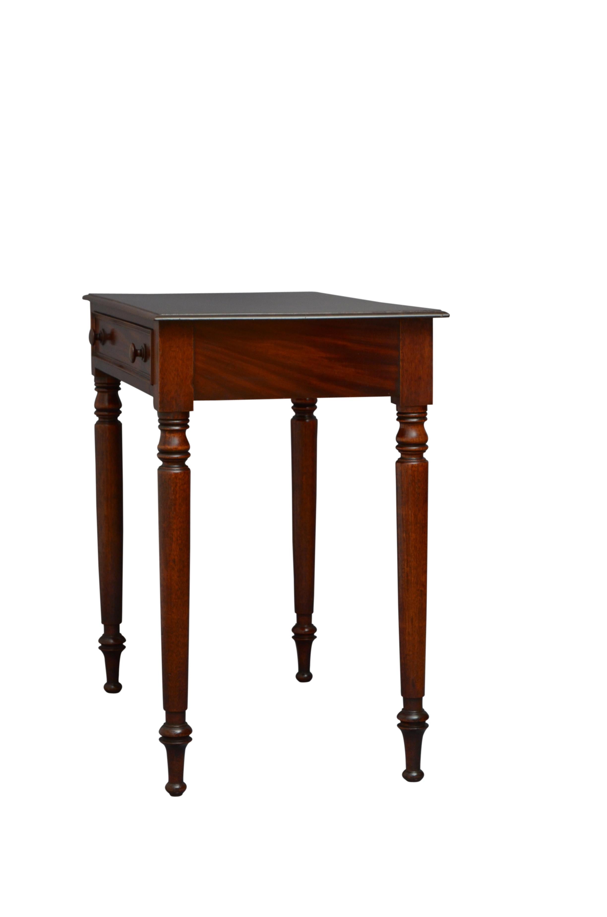 Victorian Mahogany Dressing Table Side Table 4
