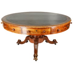 Victorian Mahogany Drum Table
